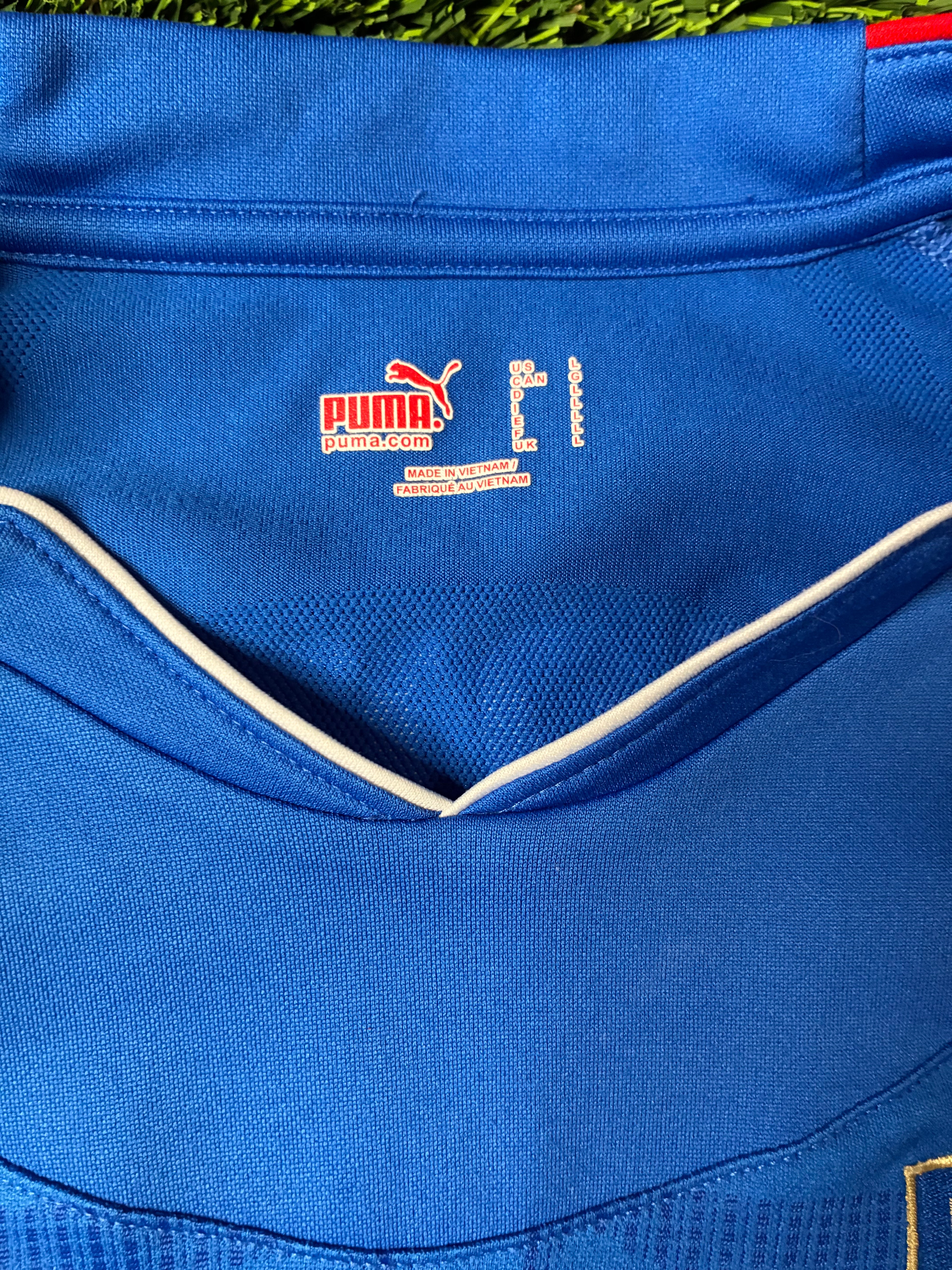 Puma Luca Toni Italy 2010 World Cup Home Jersey Size Men's Large