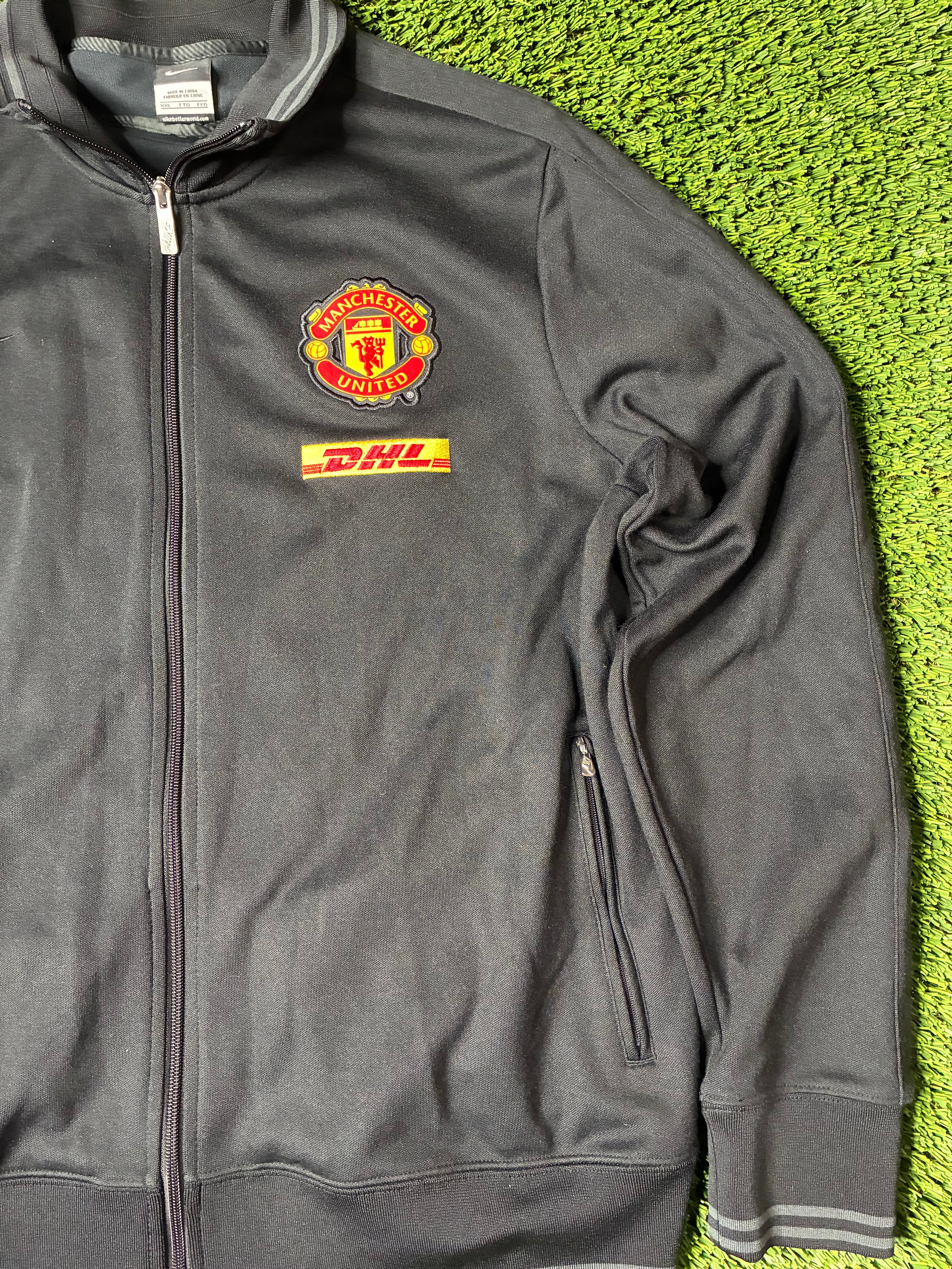Vintage Nike Manchester United Track Jacket Size Men's 2XL