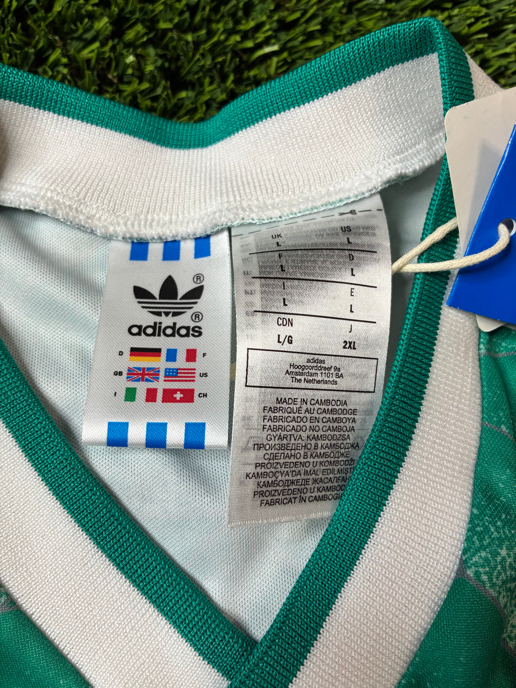 Adidas Germany 1990 Away Reissue Size Large
