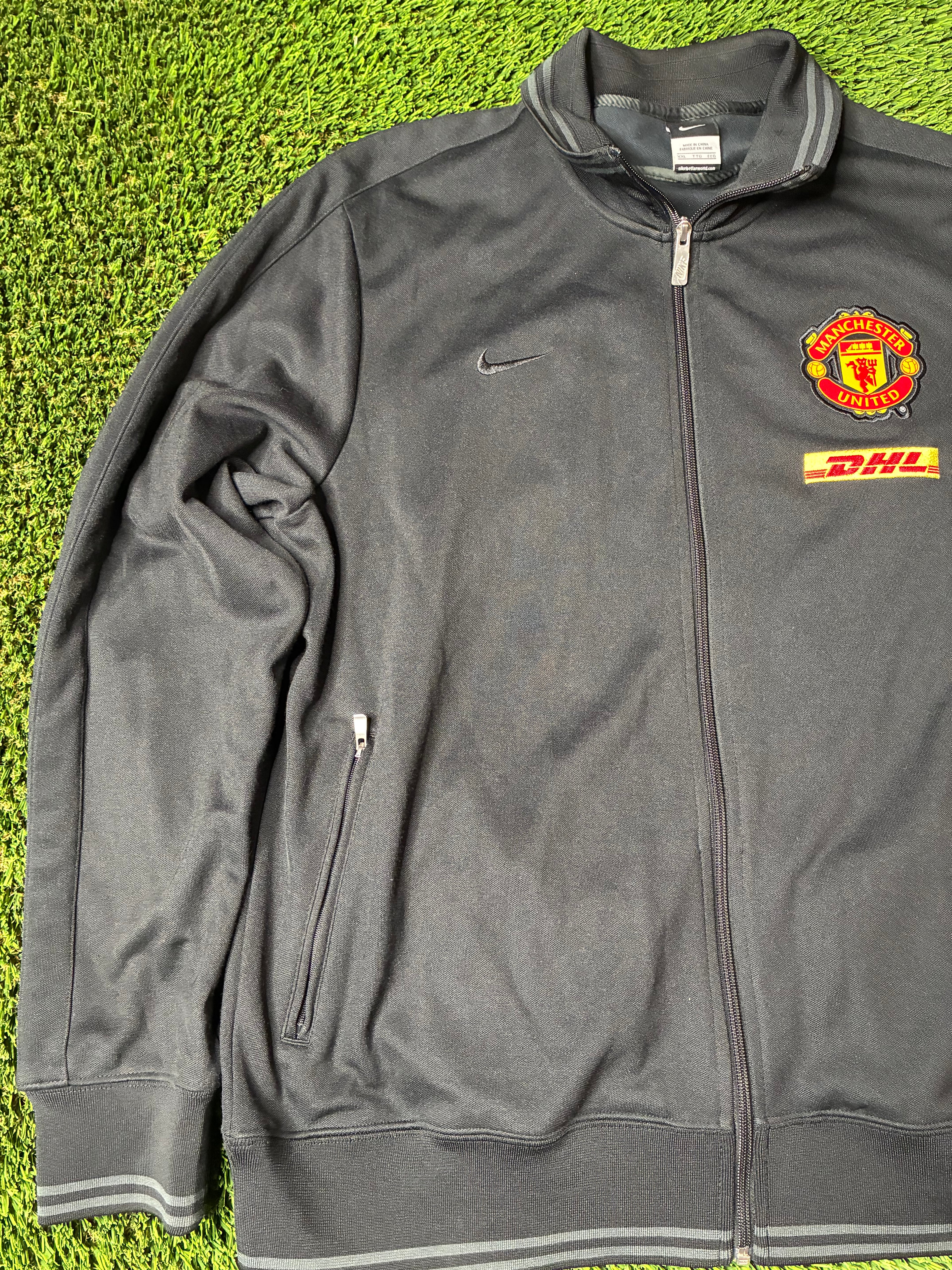 Vintage Nike Manchester United Track Jacket Size Men's 2XL
