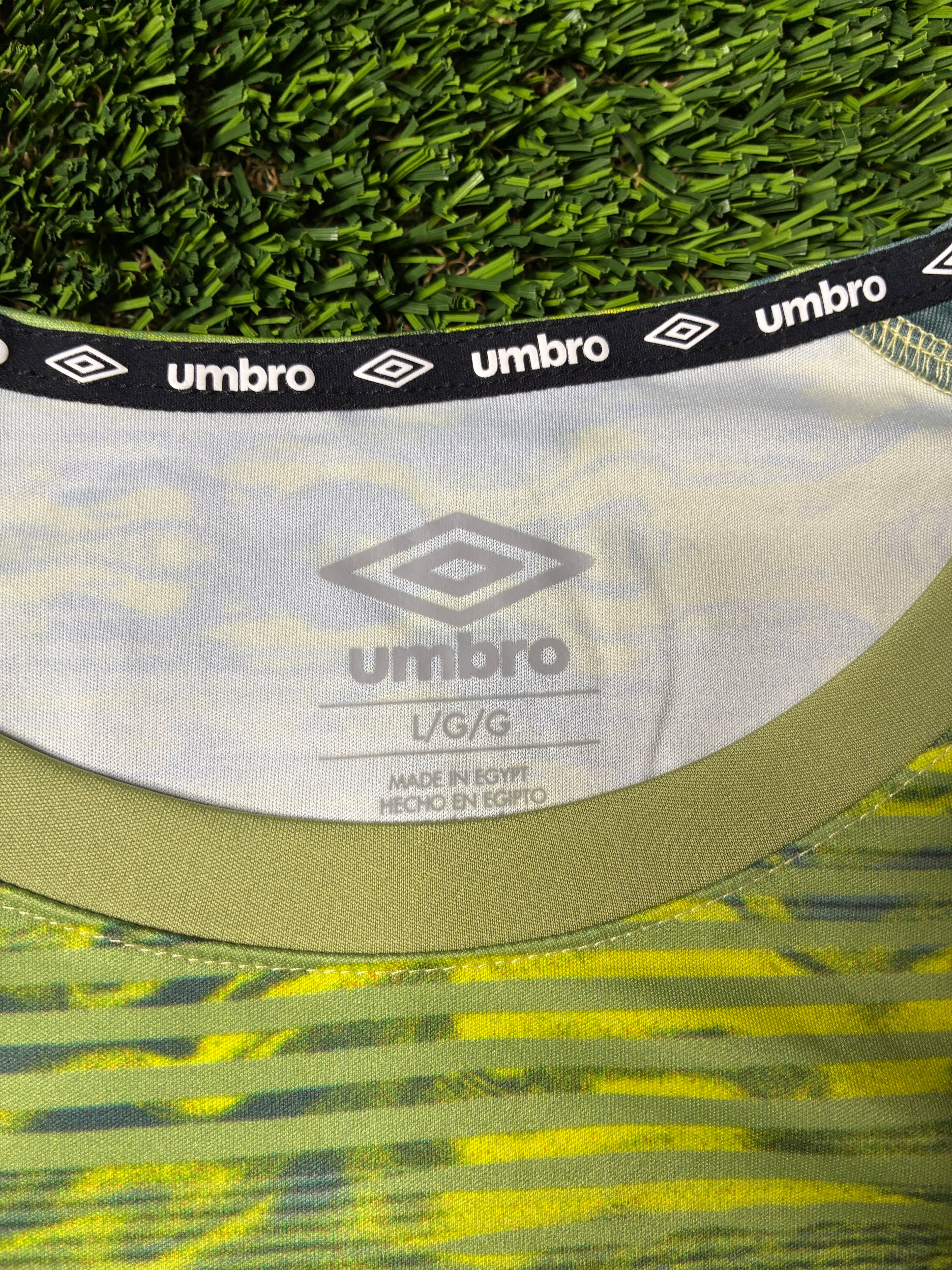 Green Umbro Custom Jersey Size Men's Large