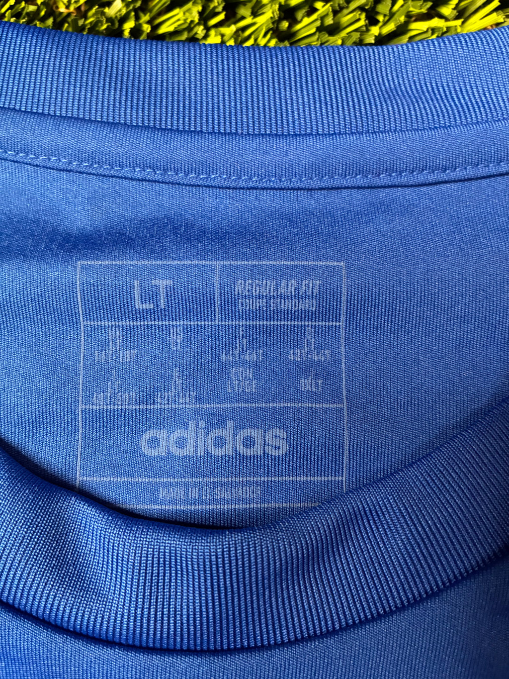 Blue Adidas Custom Jersey Size Women's Large