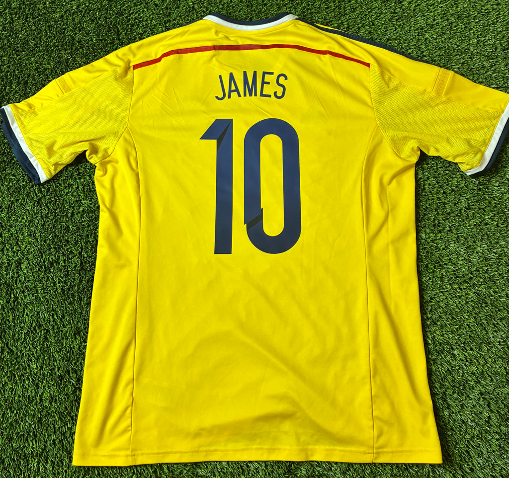 Adidas James #10 Colombia 2014 Home Size Men’s XL