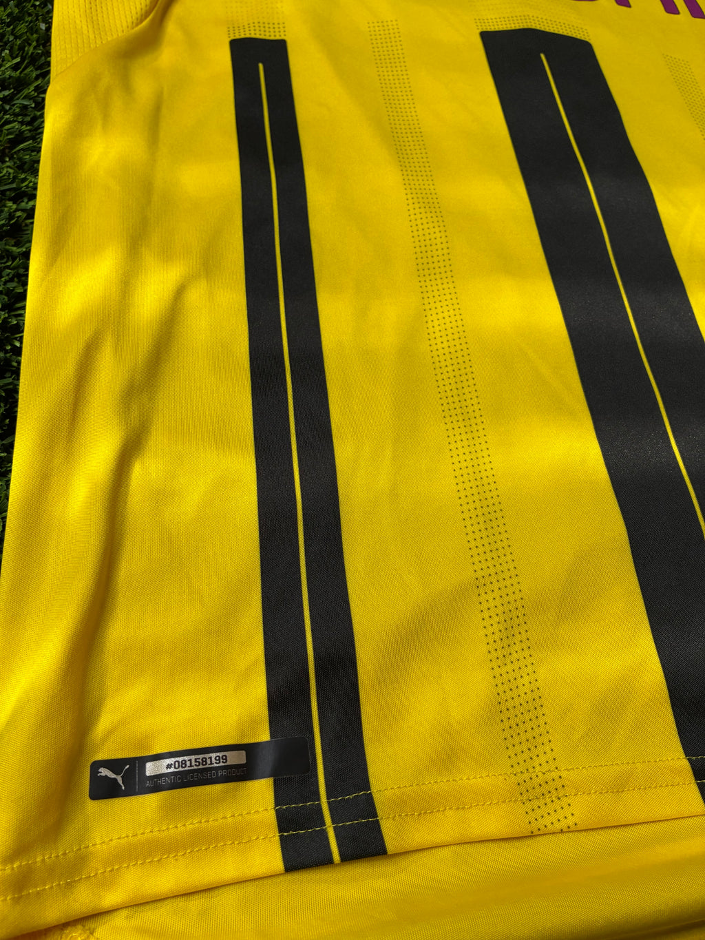Puma Aubameyang #17 Borussia Dortmund 16/17 Home Size Small