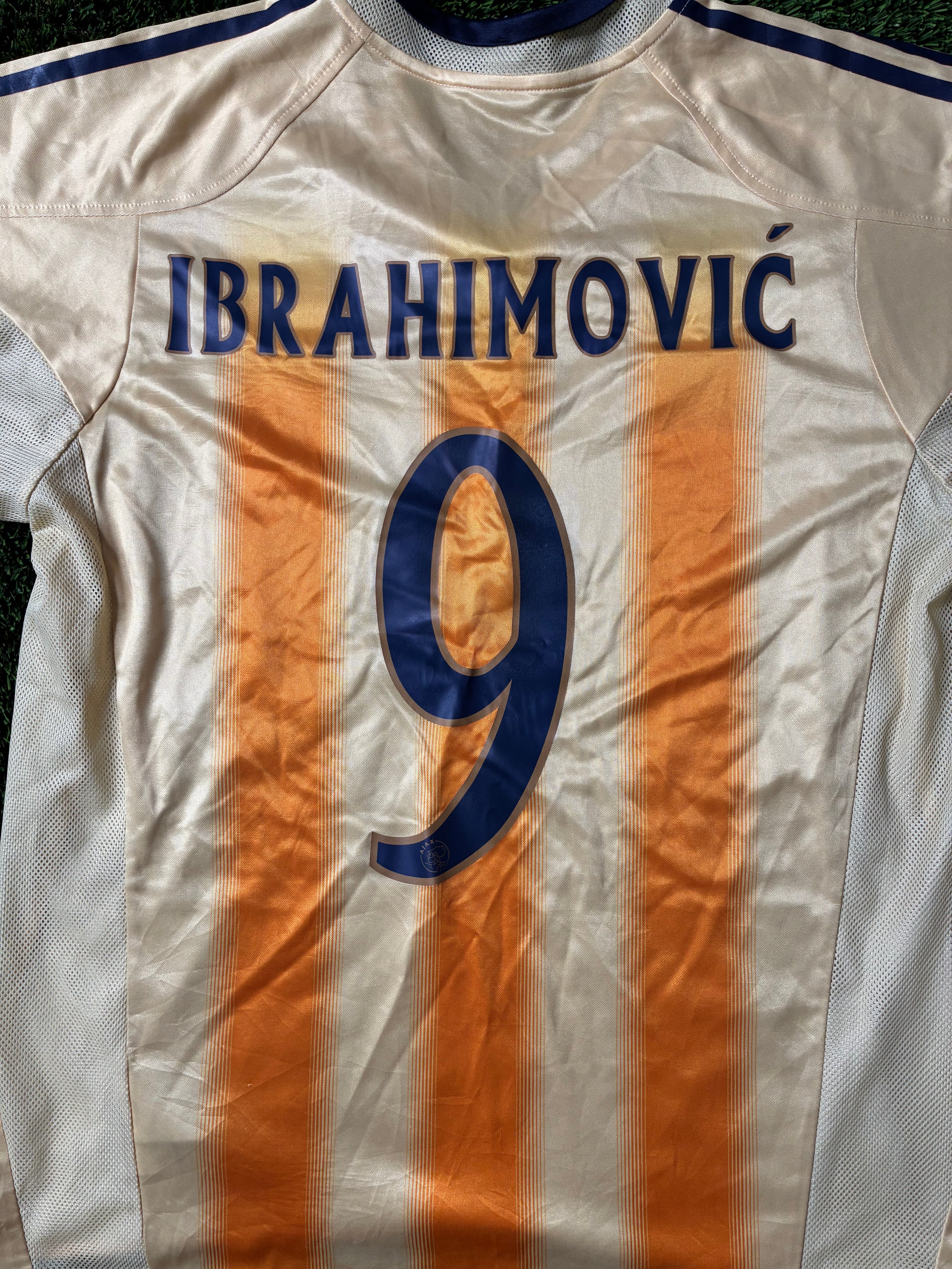 Adidas Zlatan Ibrahimovic Ajax 04/05 Away Jersey Size Men's Medium