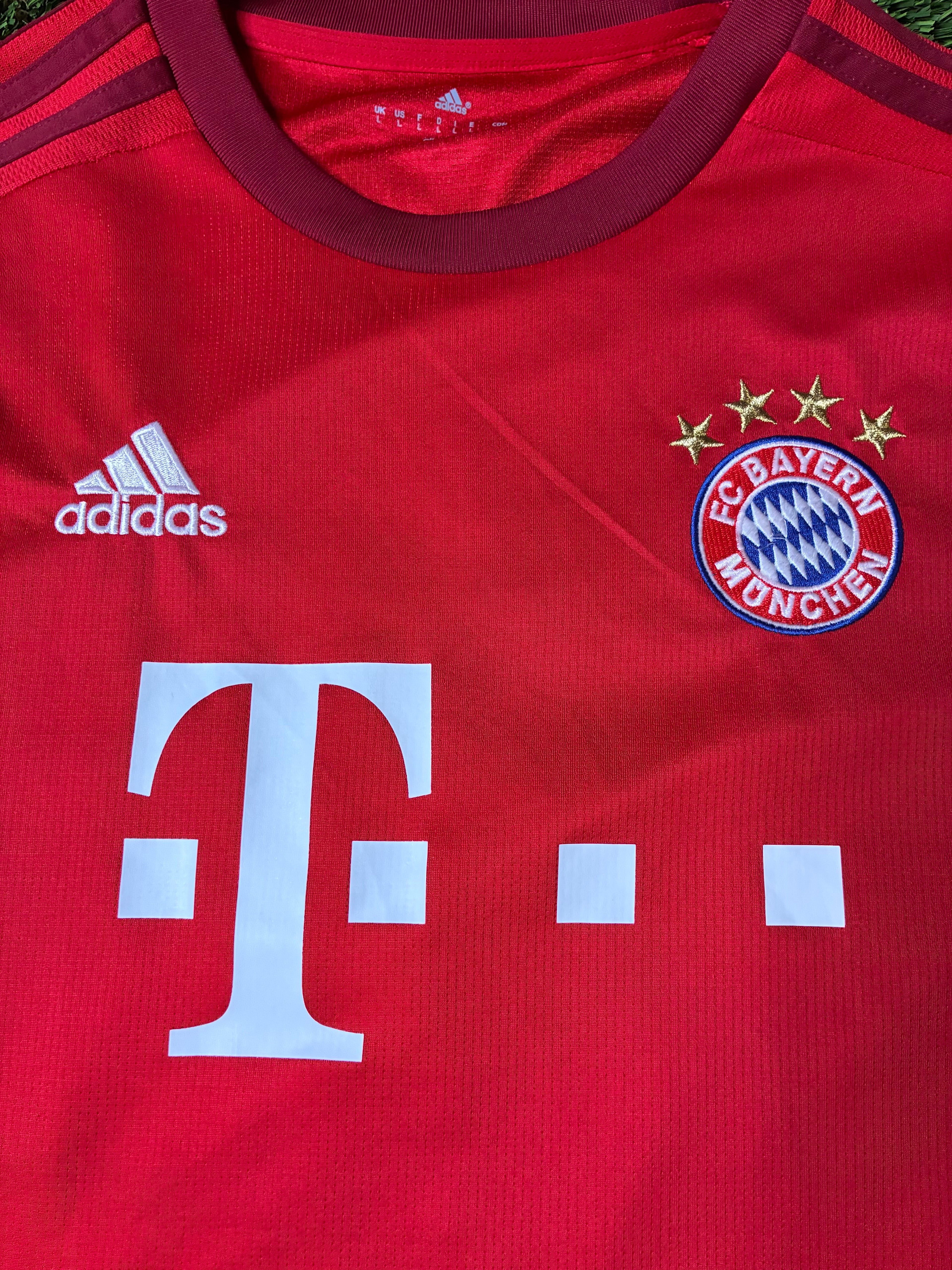 Adidas Lewandowski #9 Bayern Munich 15/16 Home Jersey Size Men's Large