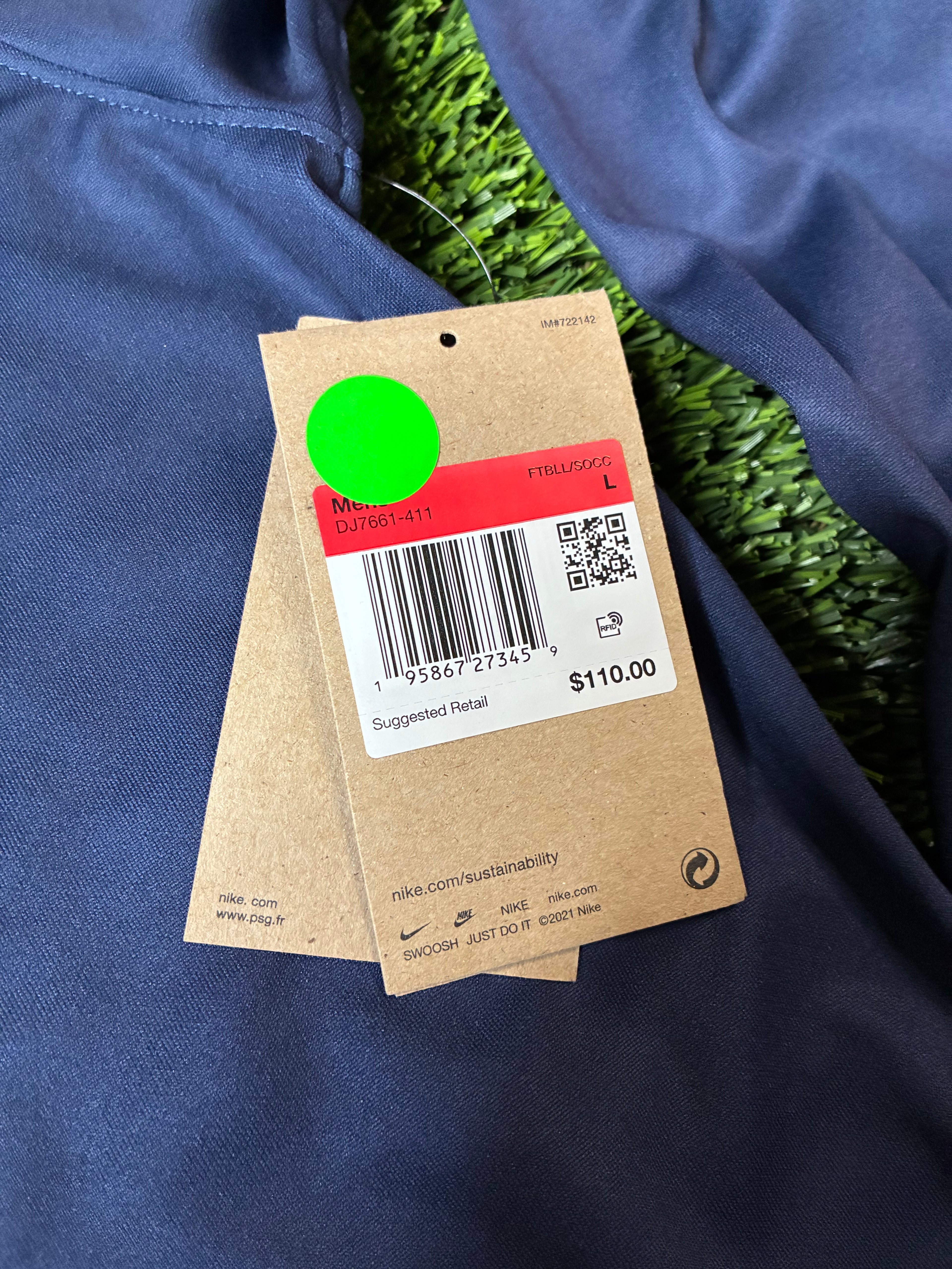 Nike PSG 22/23 Home Long Sleeve Size Large