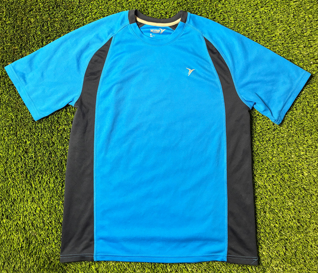 Blue/Black Custom Jersey Size Medium