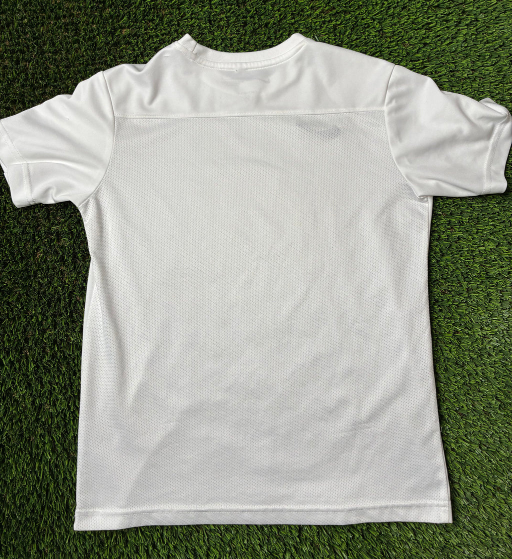 White Nike Custom Jersey Size Youth Large