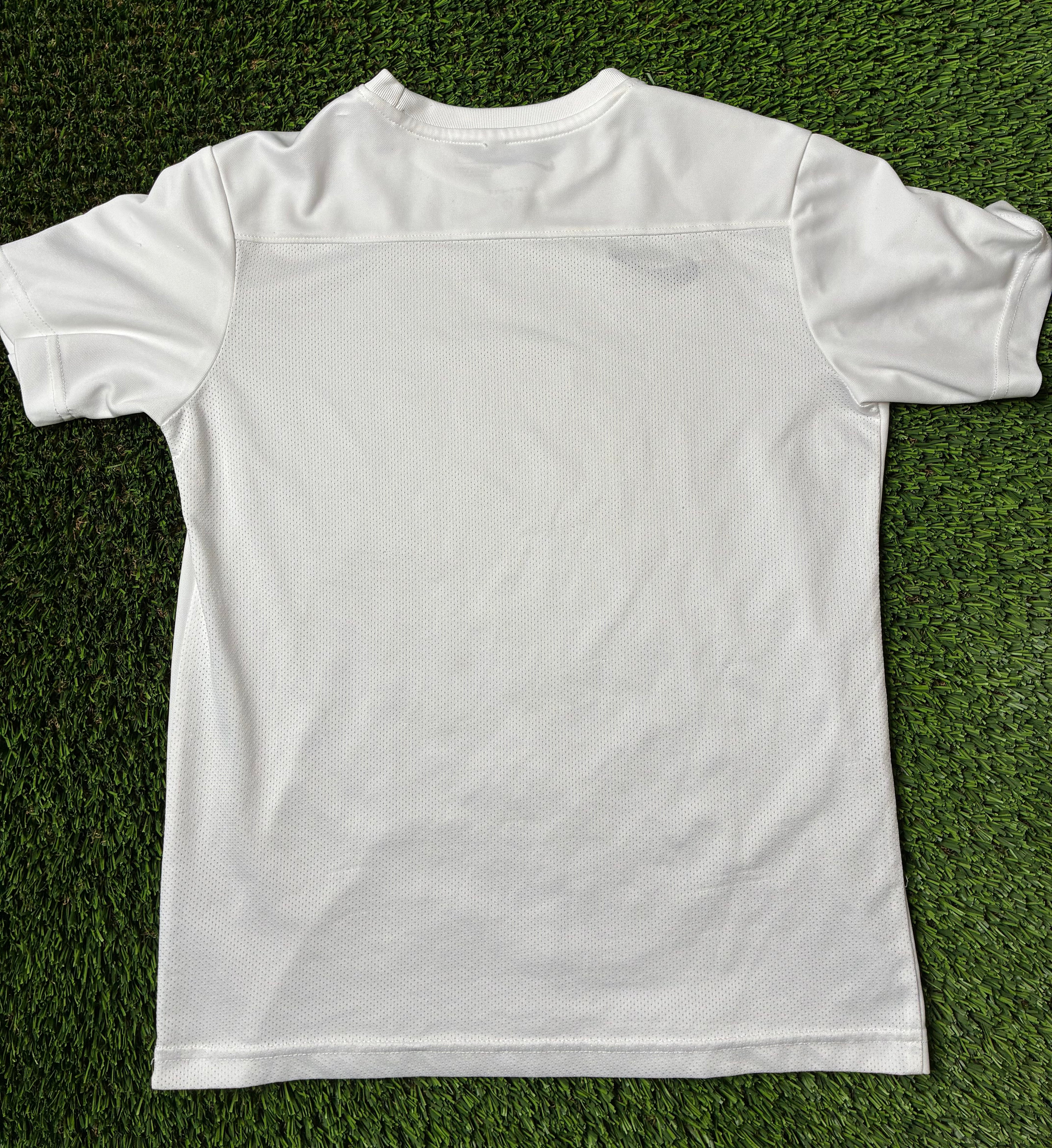 White Nike Custom Jersey Size Youth Large