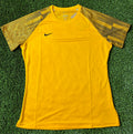 Yellow Nike Custom Jersey Size Women's Large