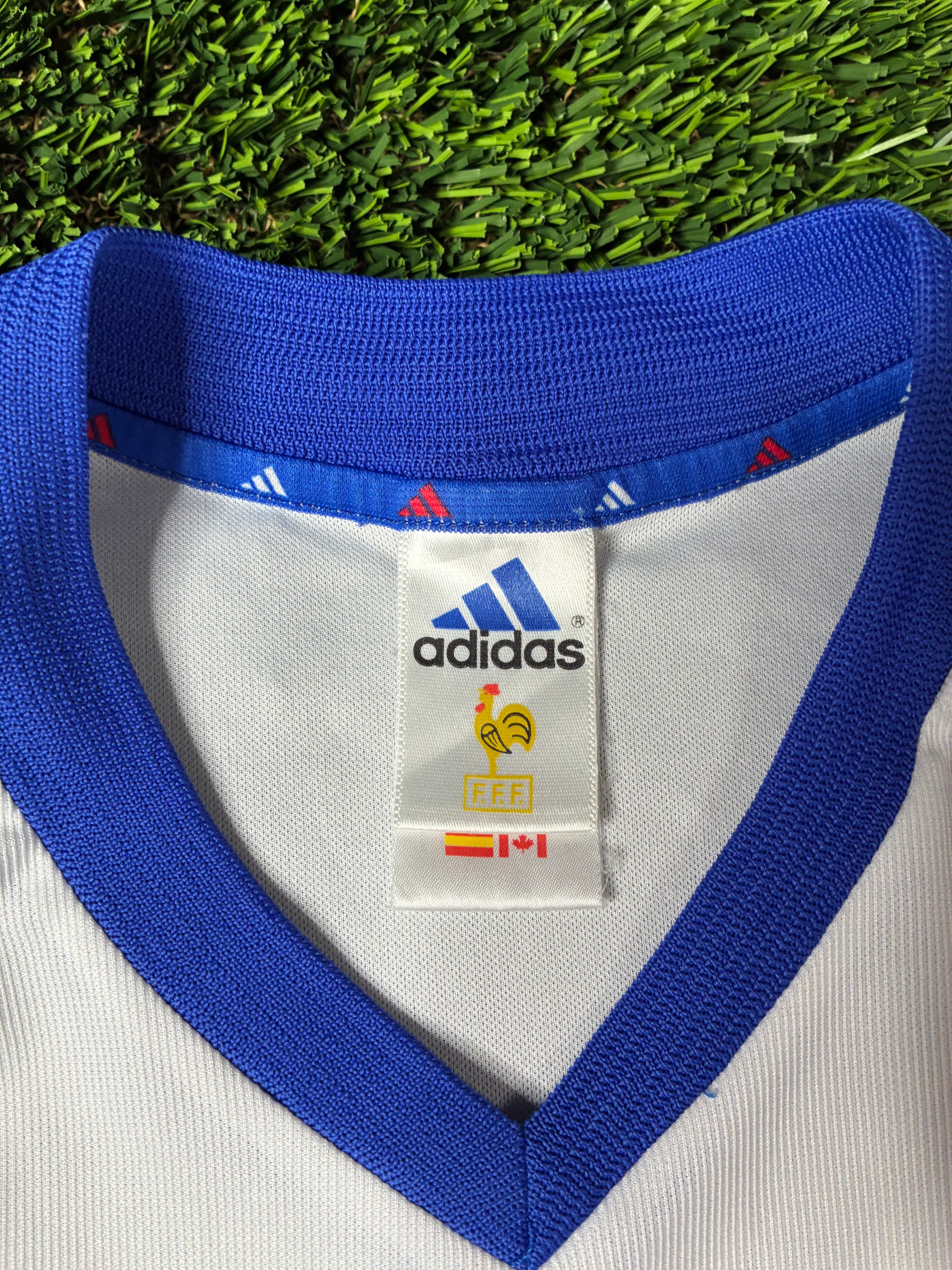 Adidas France 2002 World Cup Away Jersey Size Medium