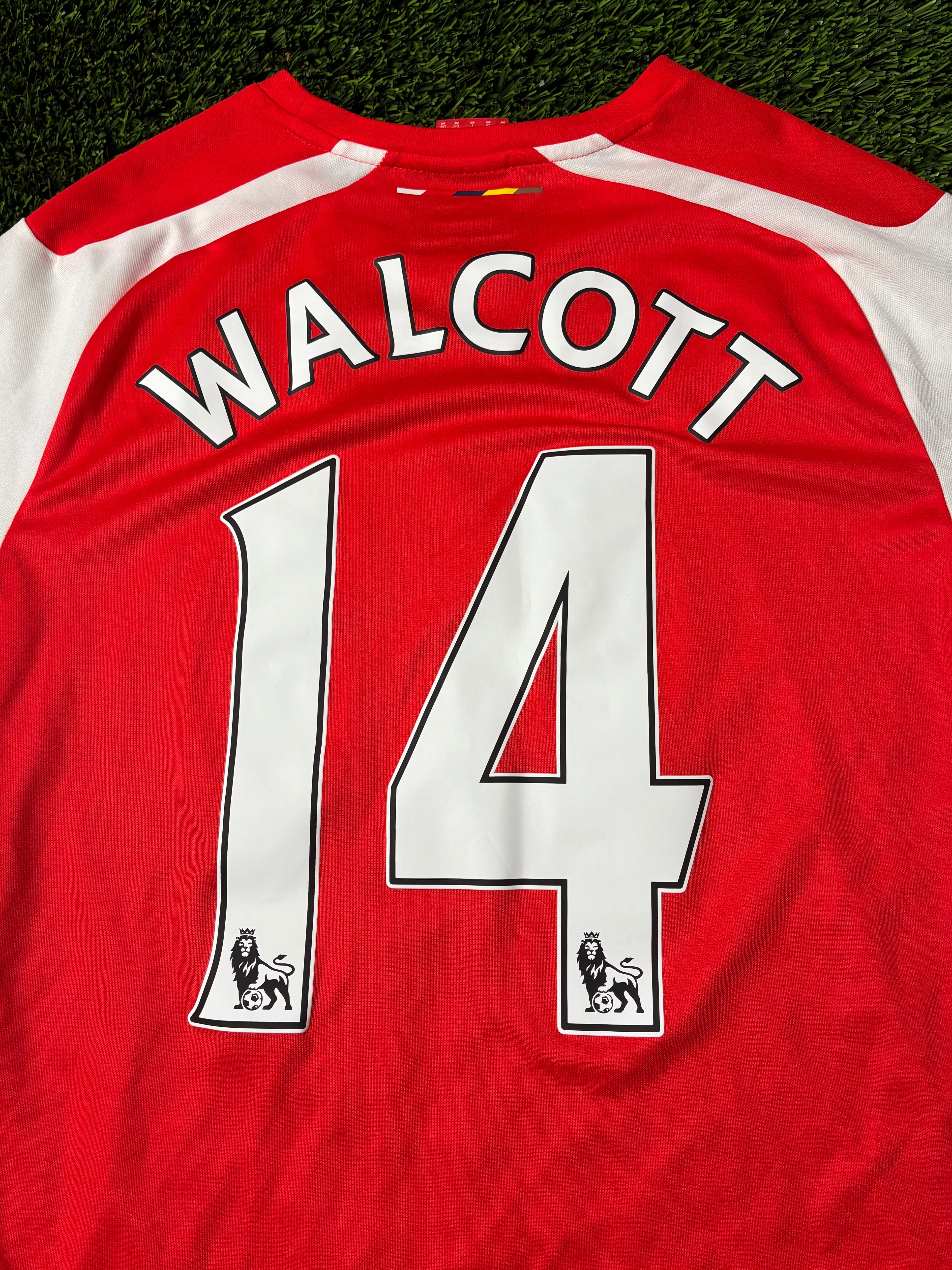 Puma Theo Walcott #14 Arsenal 14/15 Home Jersey Size Men's Medium