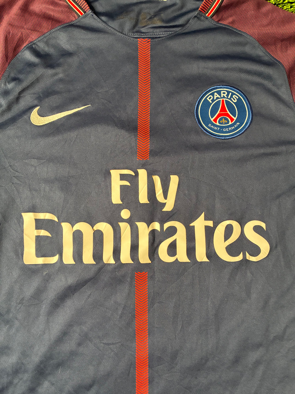Nike Kylian Mbappe PSG 17/18 Home Jersey Size Men's Large