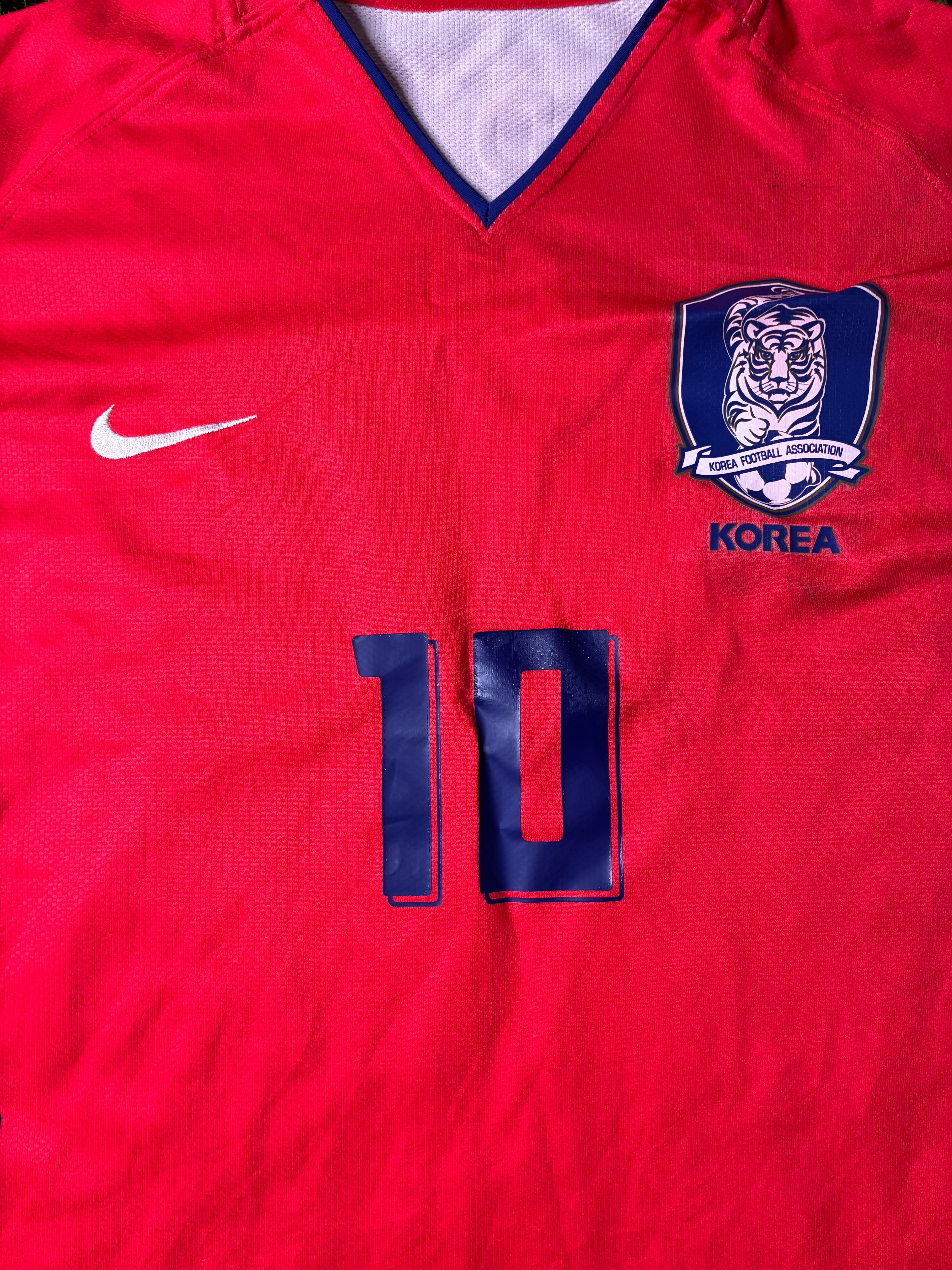 Nike C Y Park South Korea 2006 World Cup Home Jersey Size Men's Large