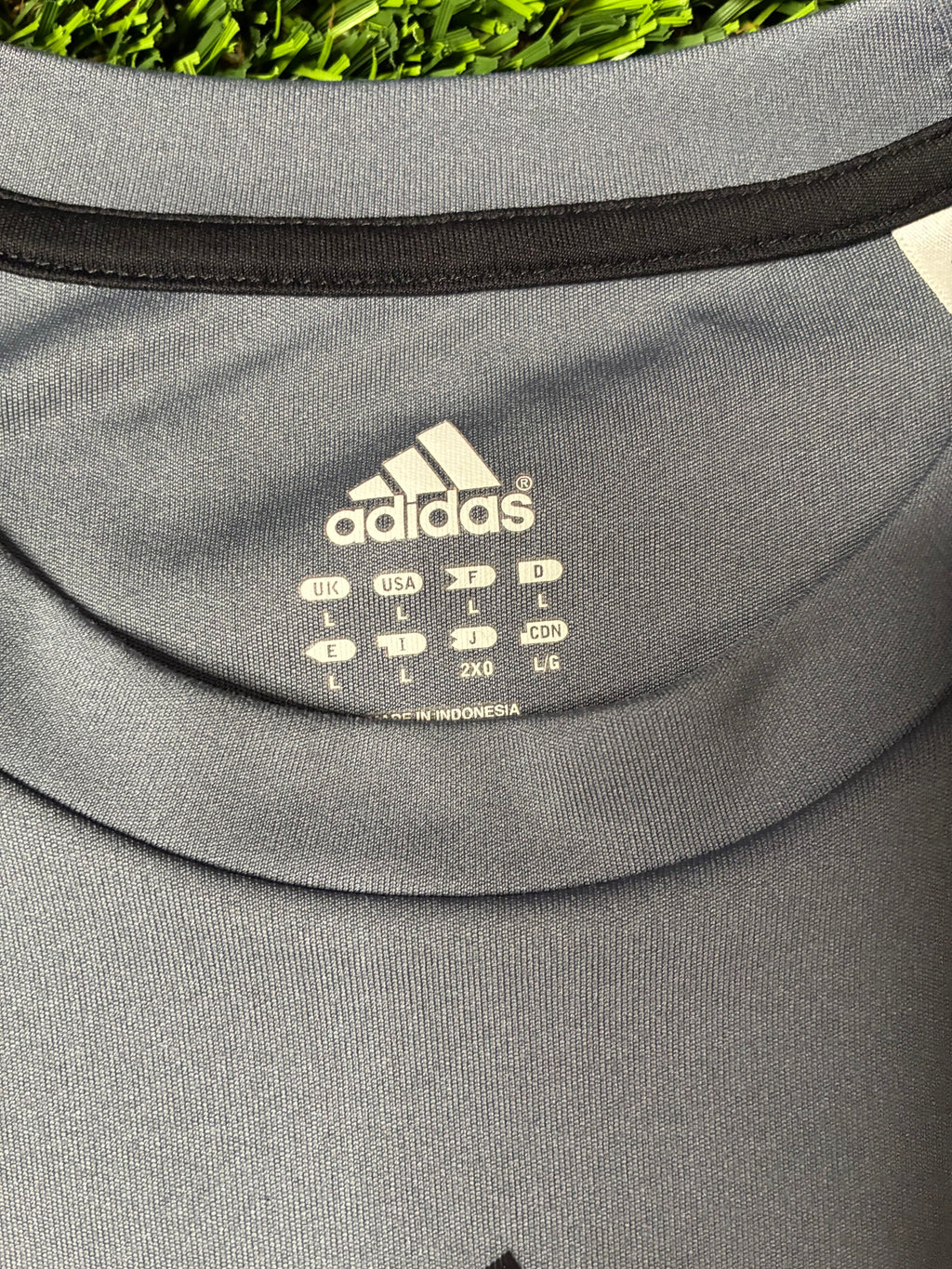 Grey Custom Adidas Jersey Size Large