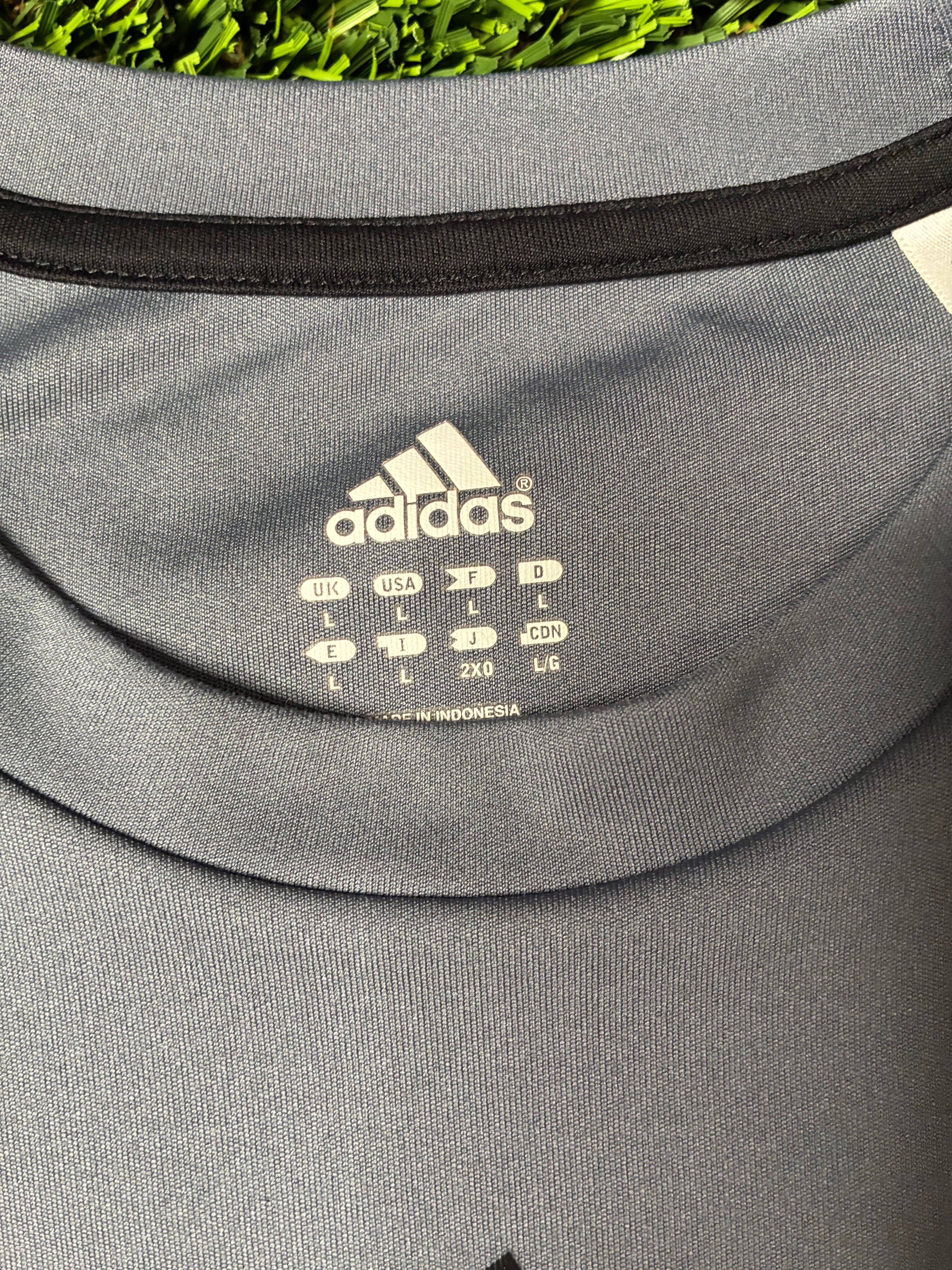 Grey Custom Adidas Jersey Size Large