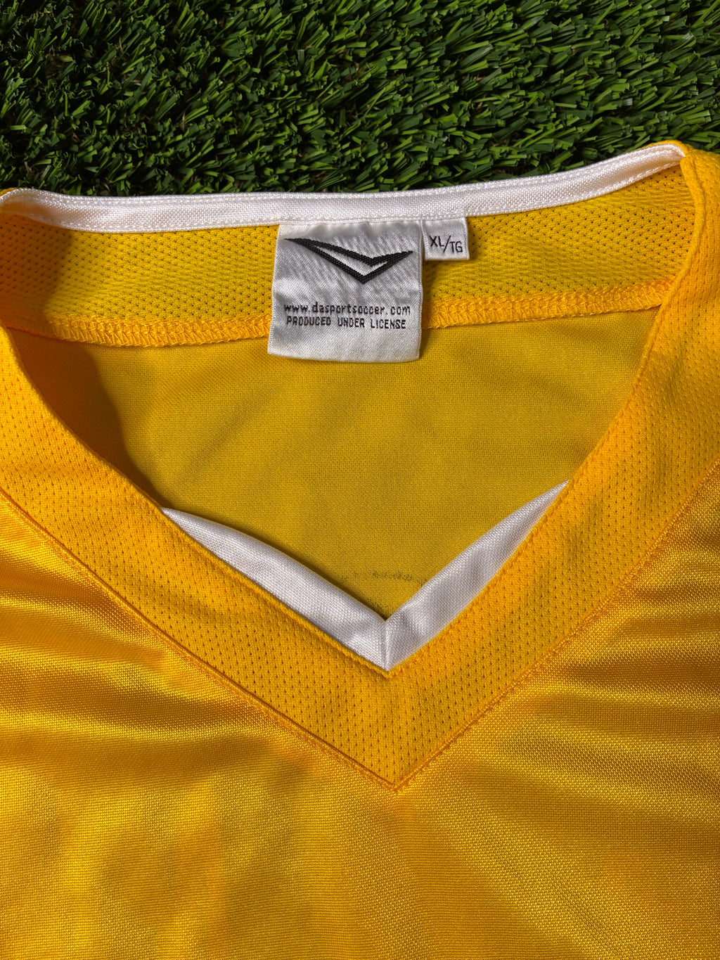 Yellow Custom Jersey Size XL
