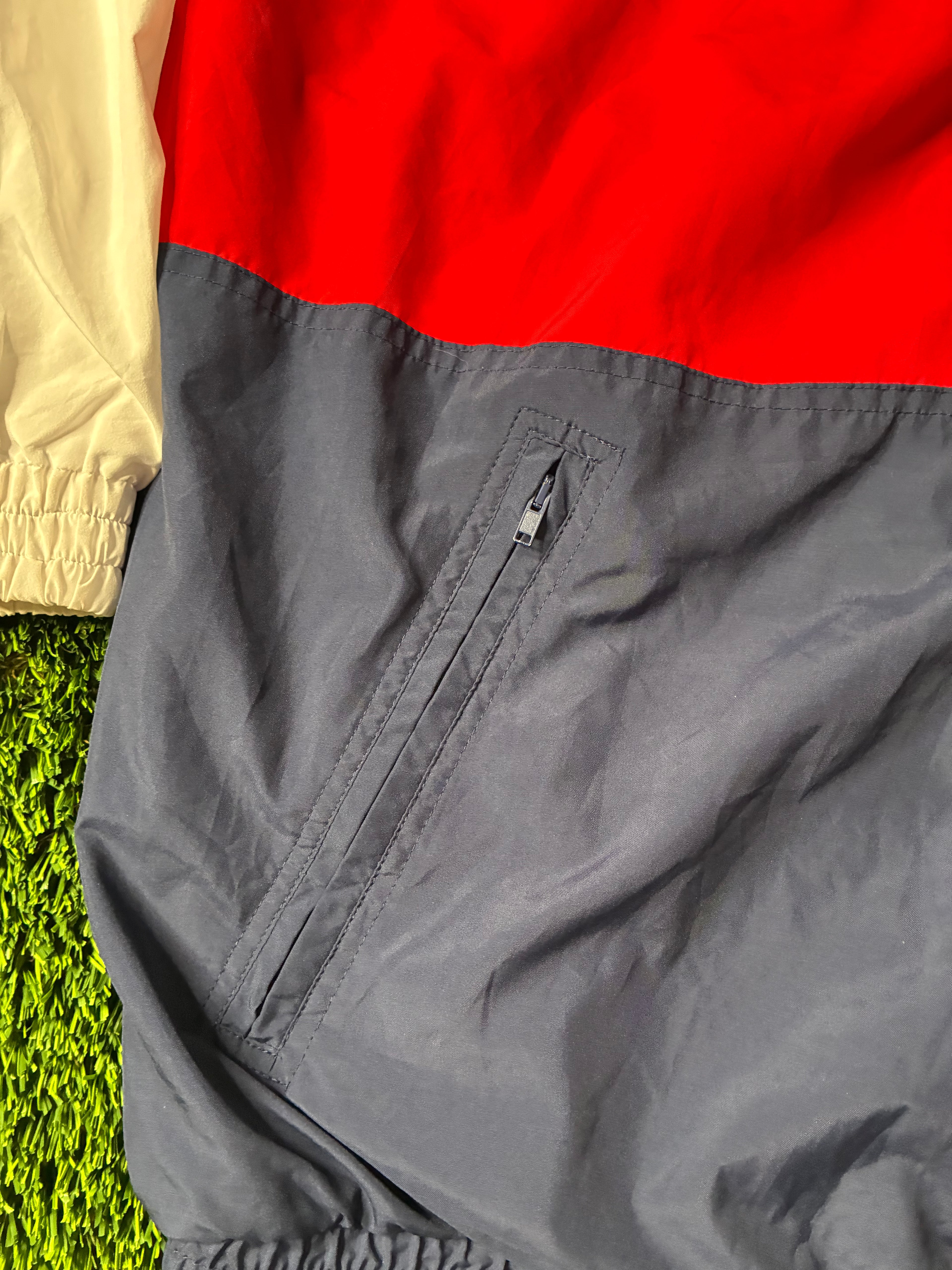 Vintage Cruyff Sports USA Themed Windbreaker Jacket Size Men's Large