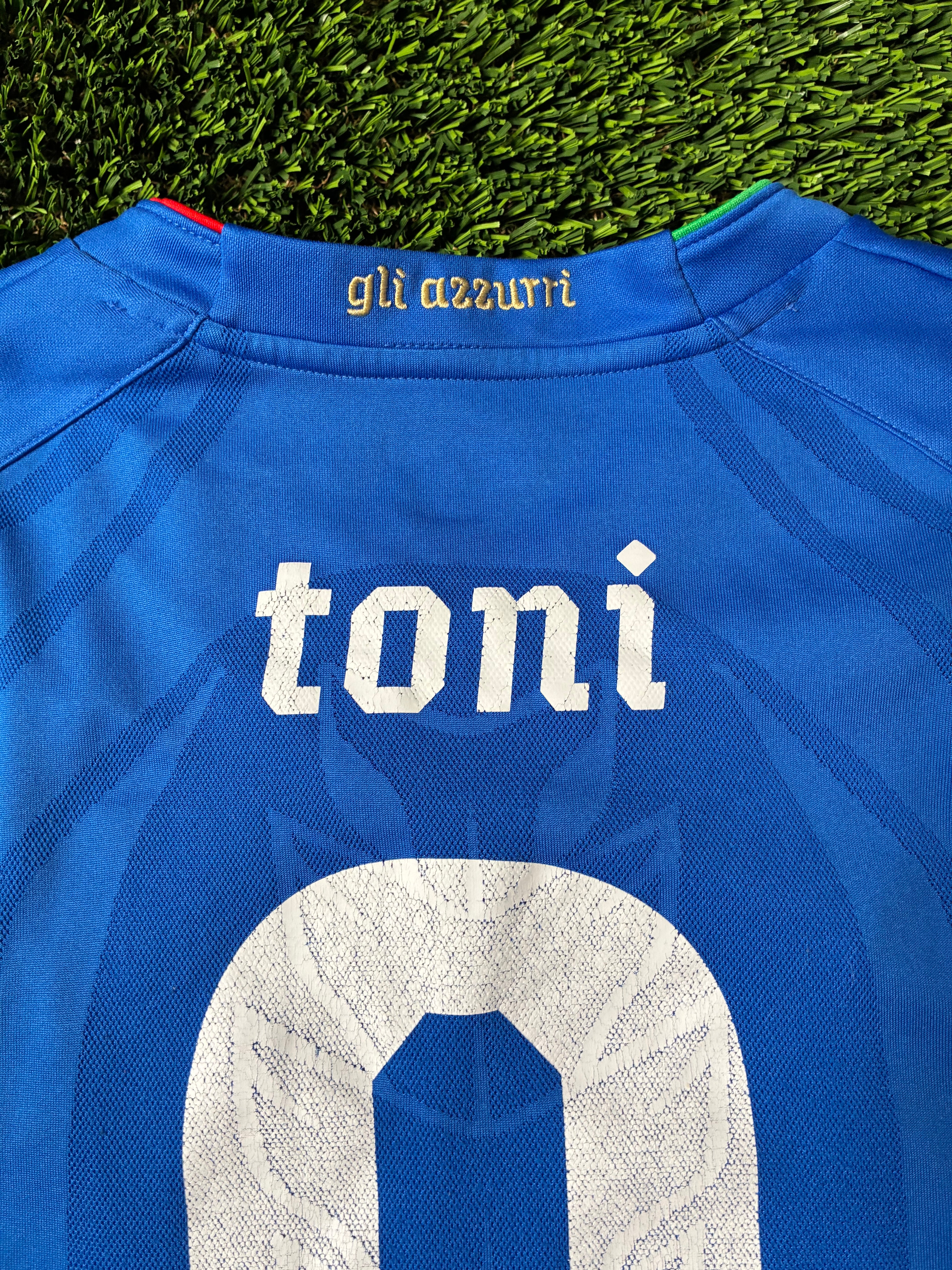 Puma Luca Toni Italy 2010 World Cup Home Jersey Size Men's Large