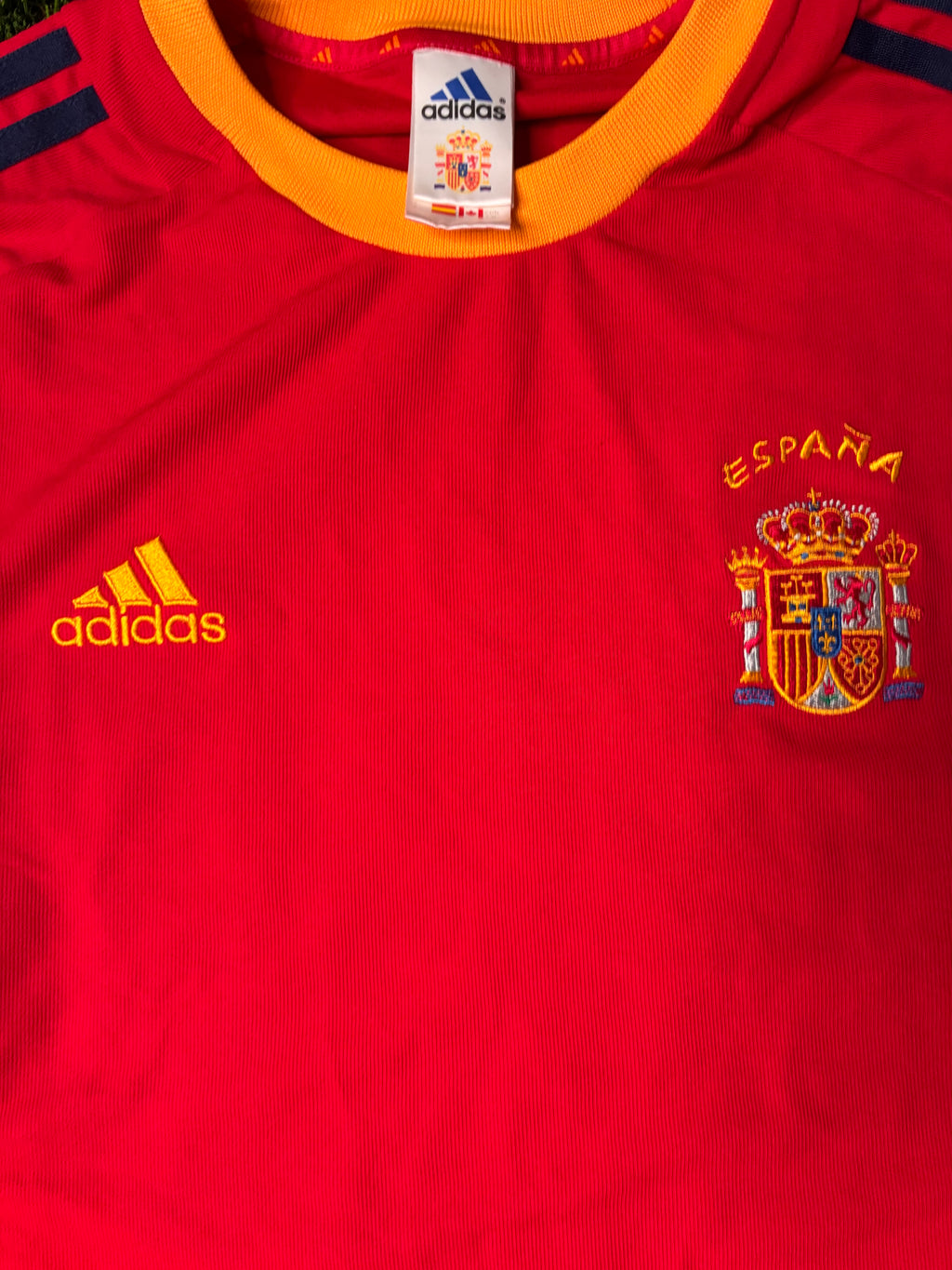 Adidas Spain 2002 World Cup Jersey Size Men's Large