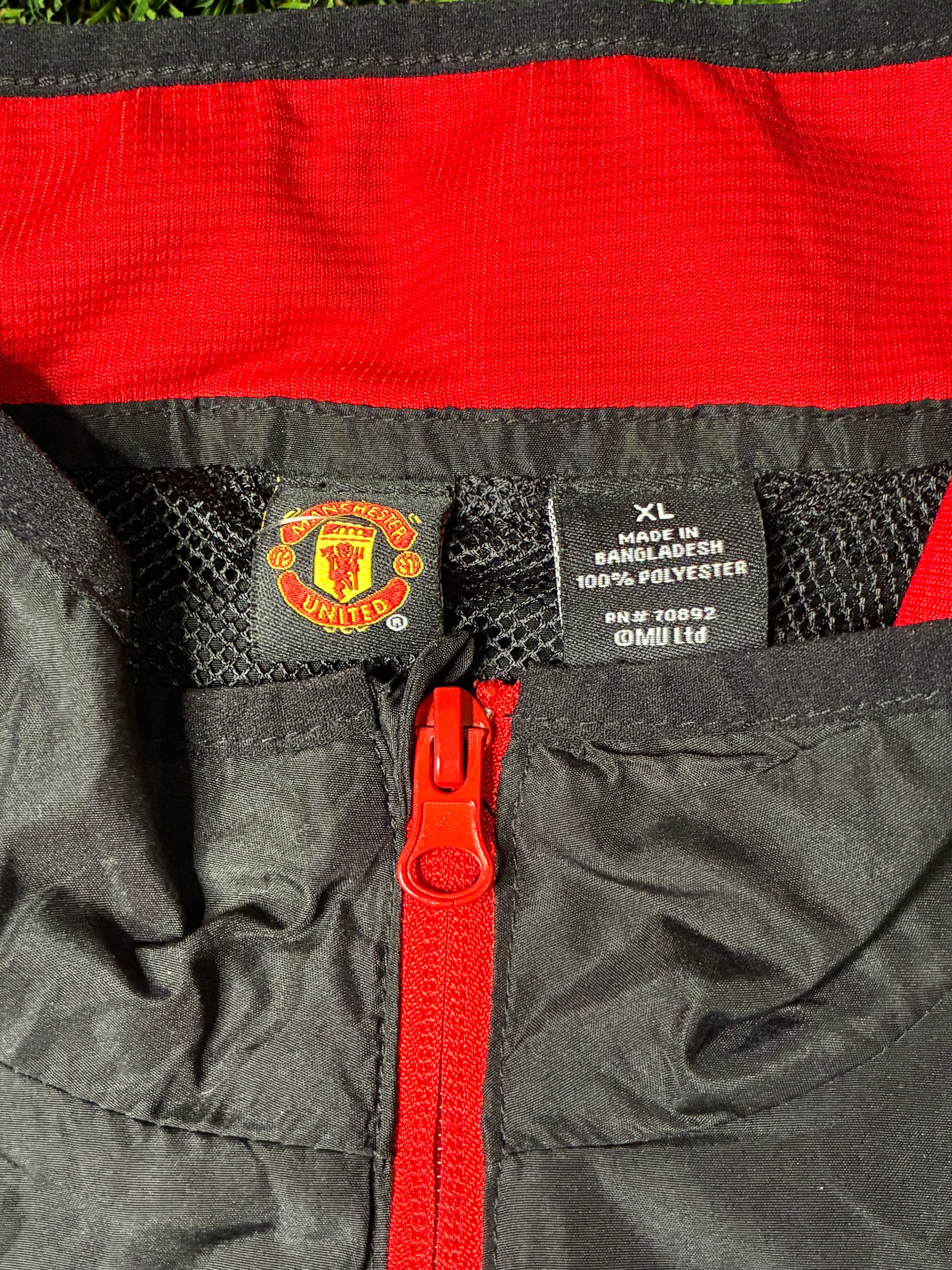 Vintage Manchester United Track Jacket Size Men's XL
