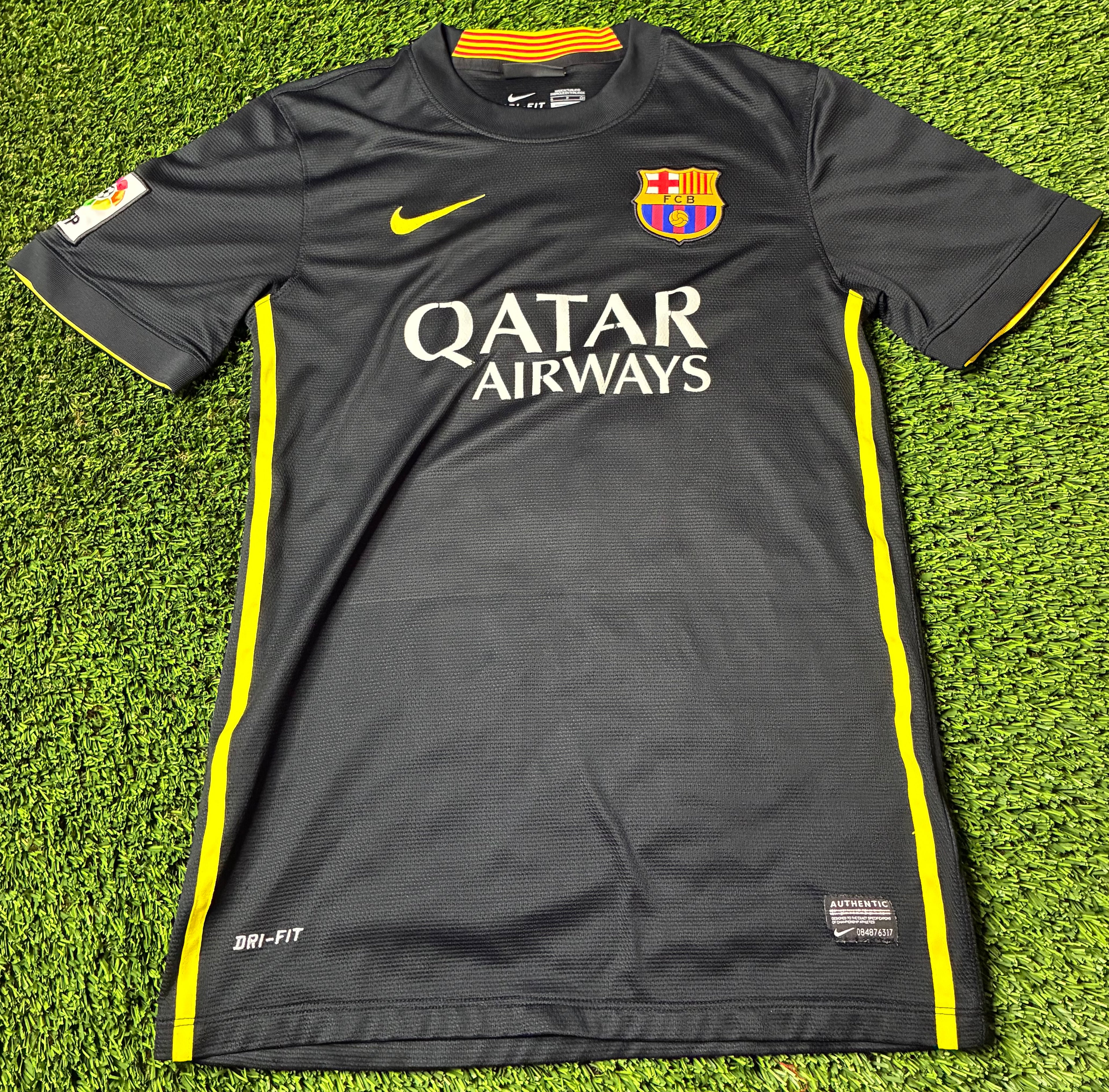 Nike Pique #3 Barcelona 13/14 Third Jersey Size Men's Small