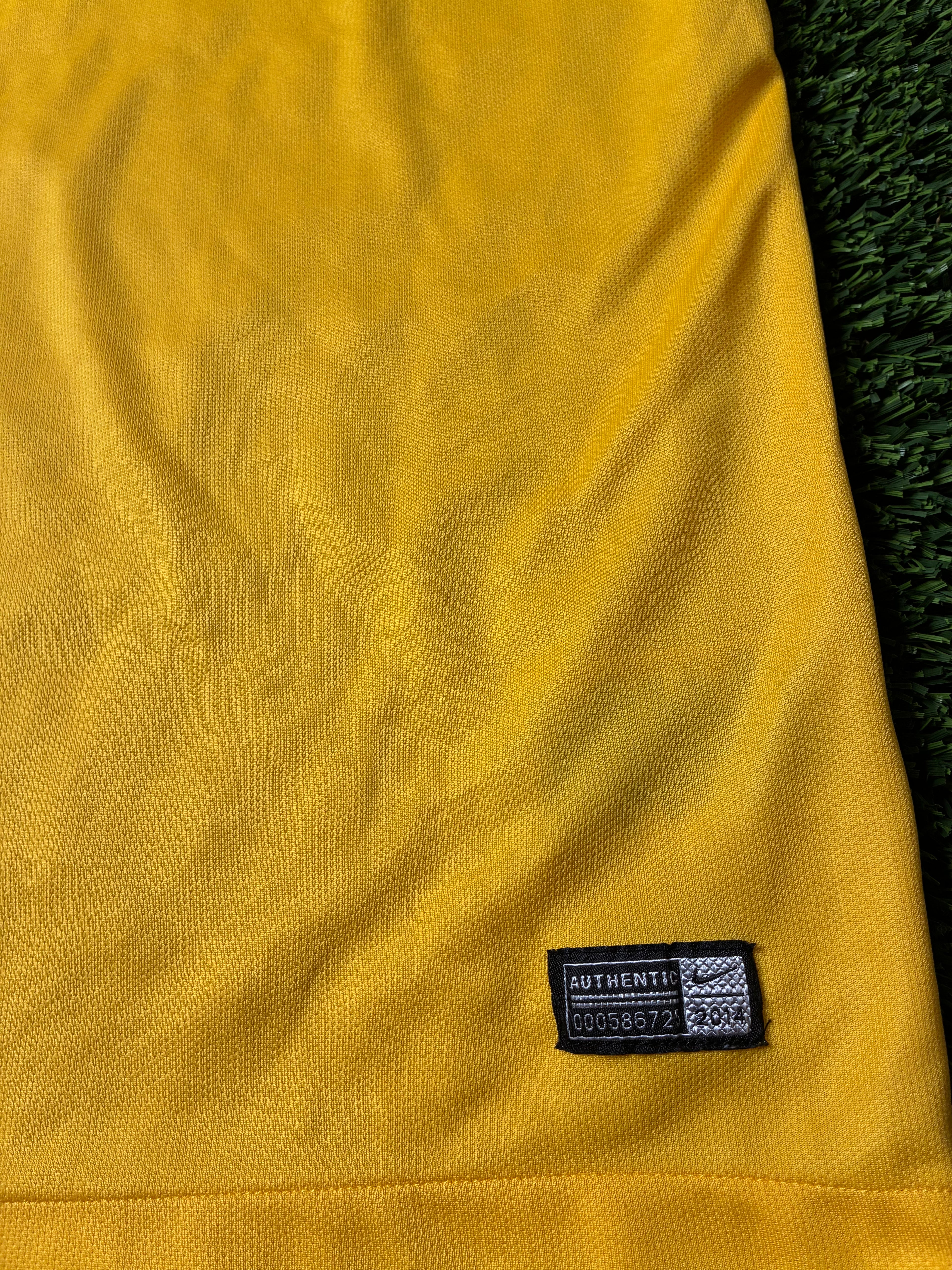 Nike Brazil 2014 World Cup Home Jersey Size Men's Large