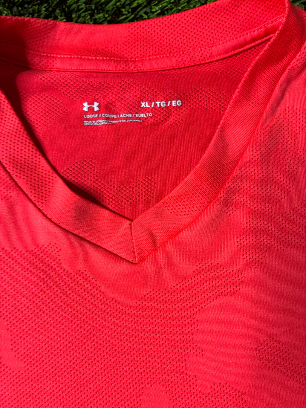 Solar Orange Custom Under Armor Jersey Size XL