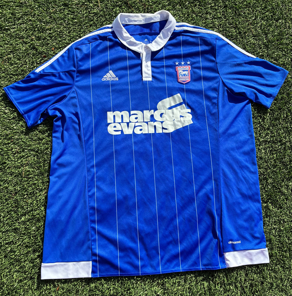 Adidas Ipswich Town 15/16 Home Jersey Size Men's 2XL