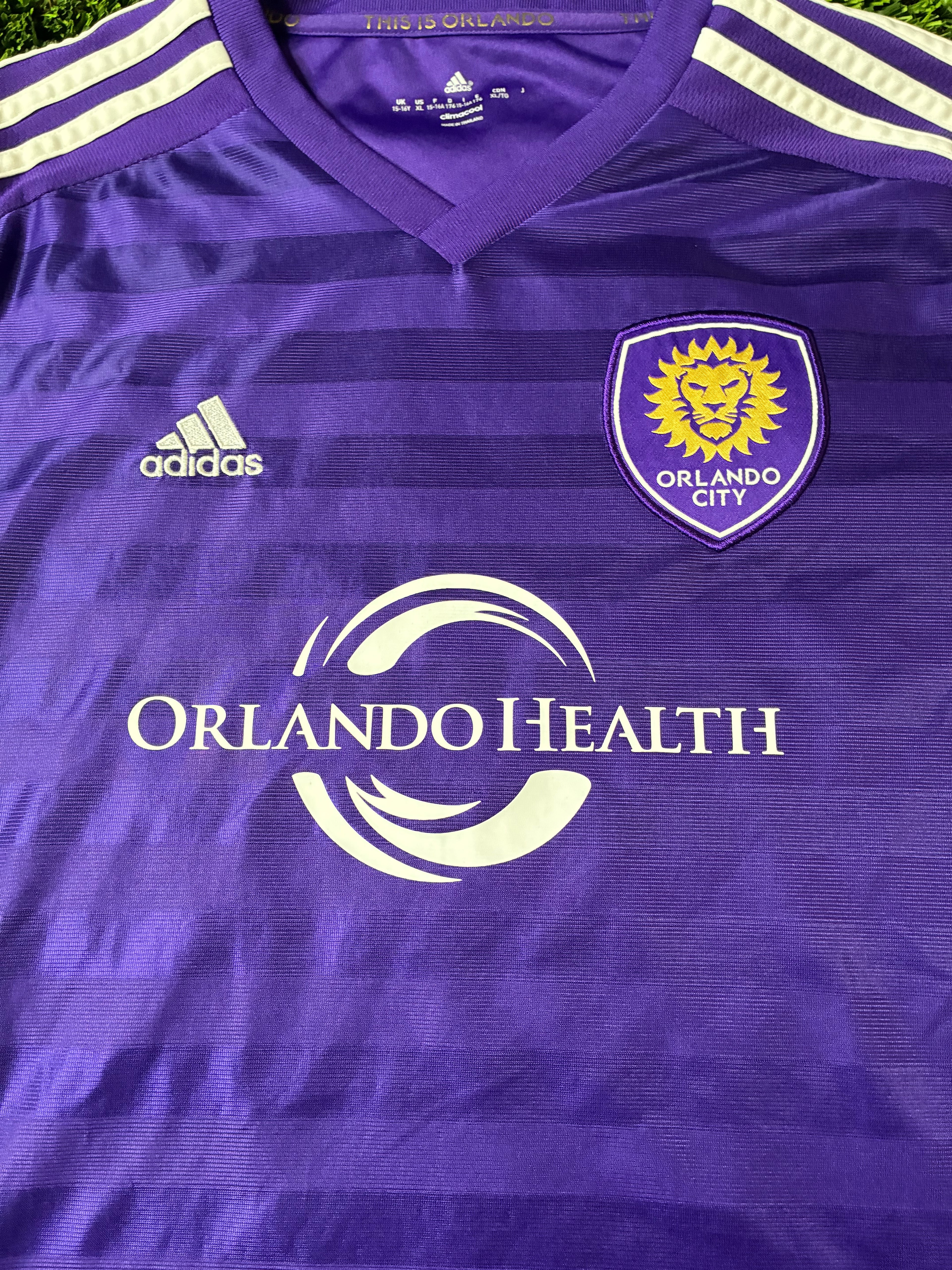 Adidas Orlando City 15/16 Home Size Youth XL