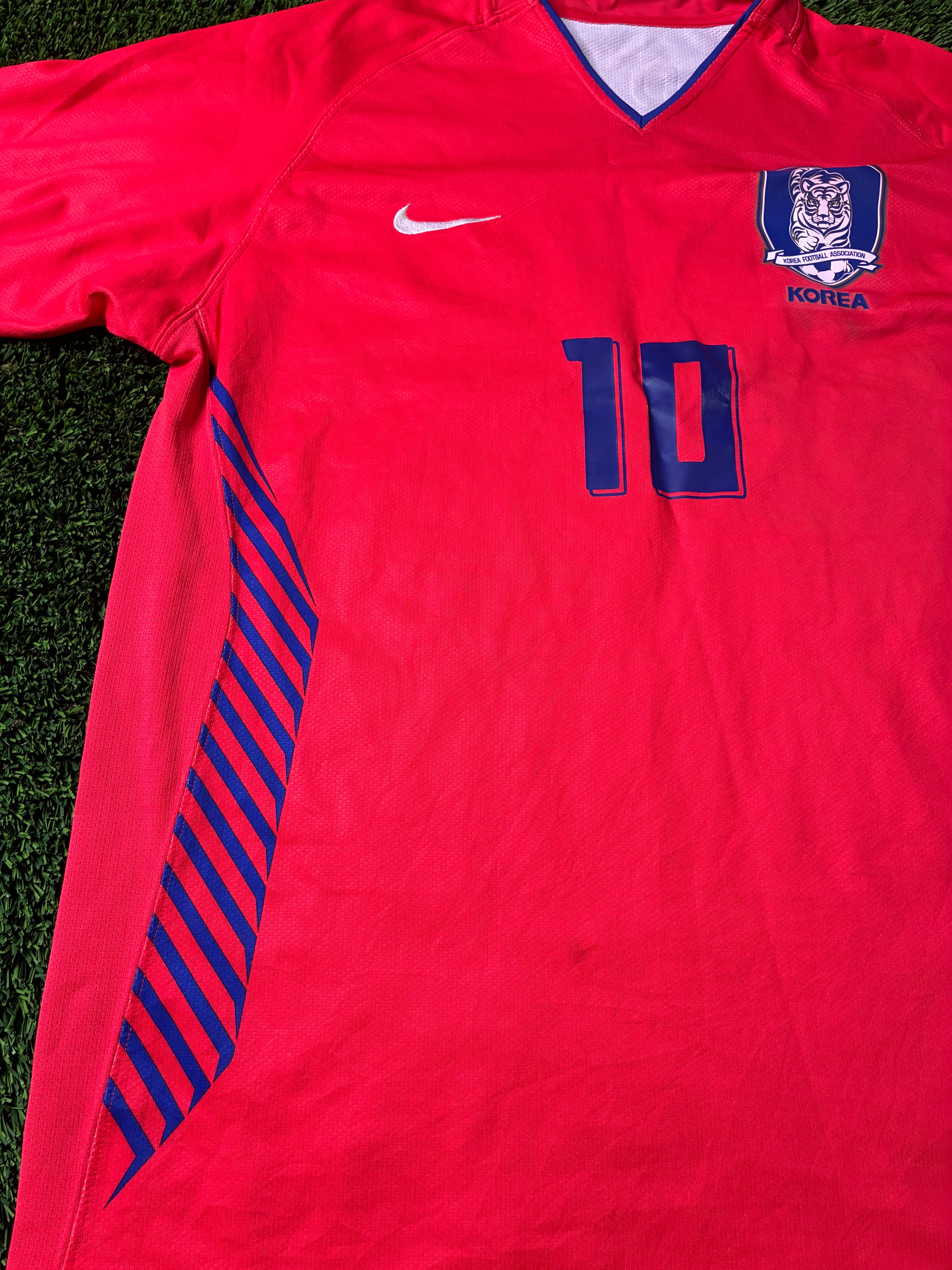 Nike C Y Park South Korea 2006 World Cup Home Jersey Size Men's Large