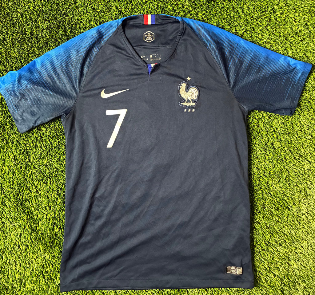 Nike Griezmann #7 France 18/19 Home Jersey Size Men’s Medium