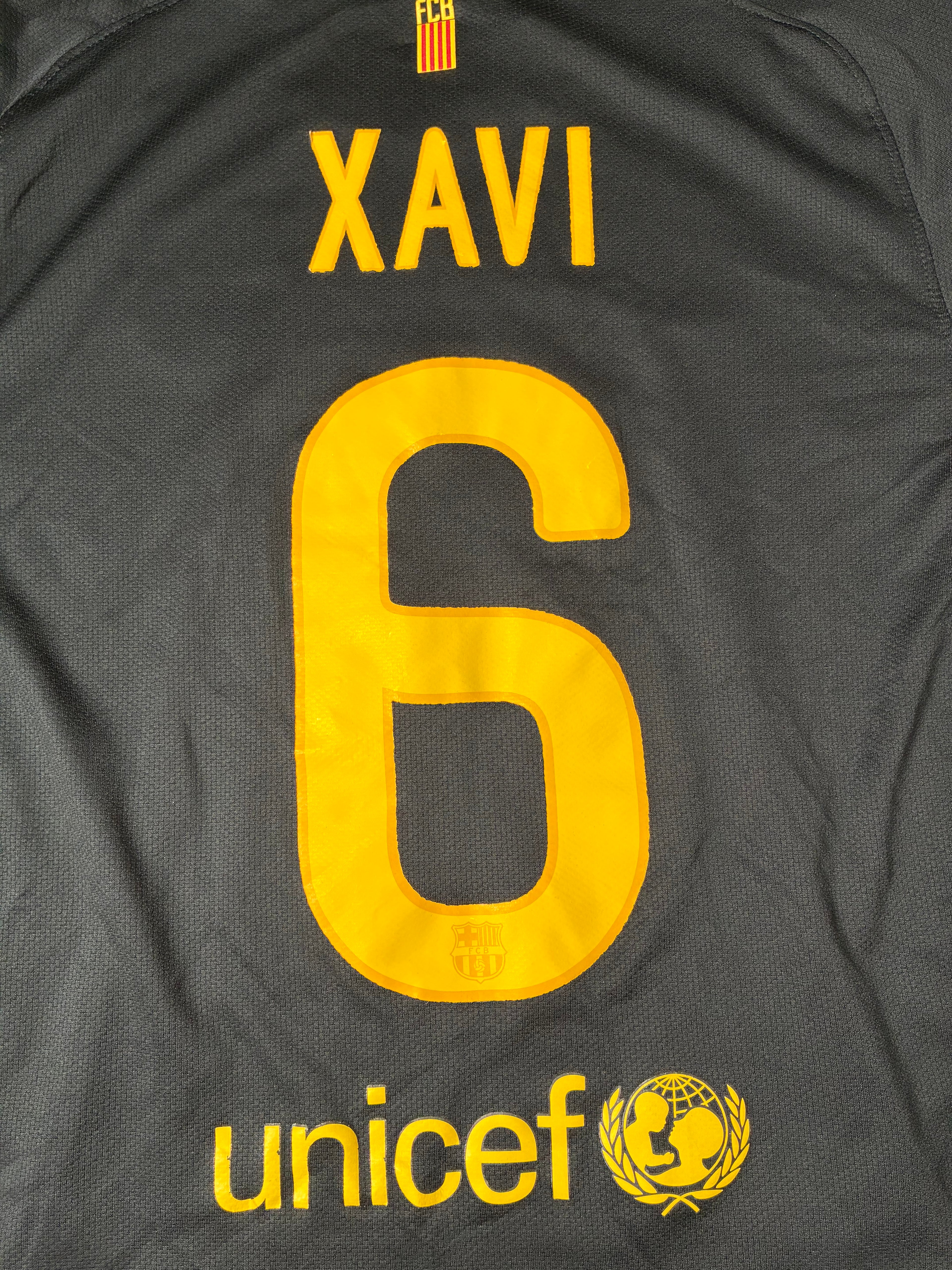 Nike Xavi #6 FC Barcelona 11/12 Away Jersey Size Men's Medium