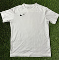 White Nike Custom Jersey Size Youth Large