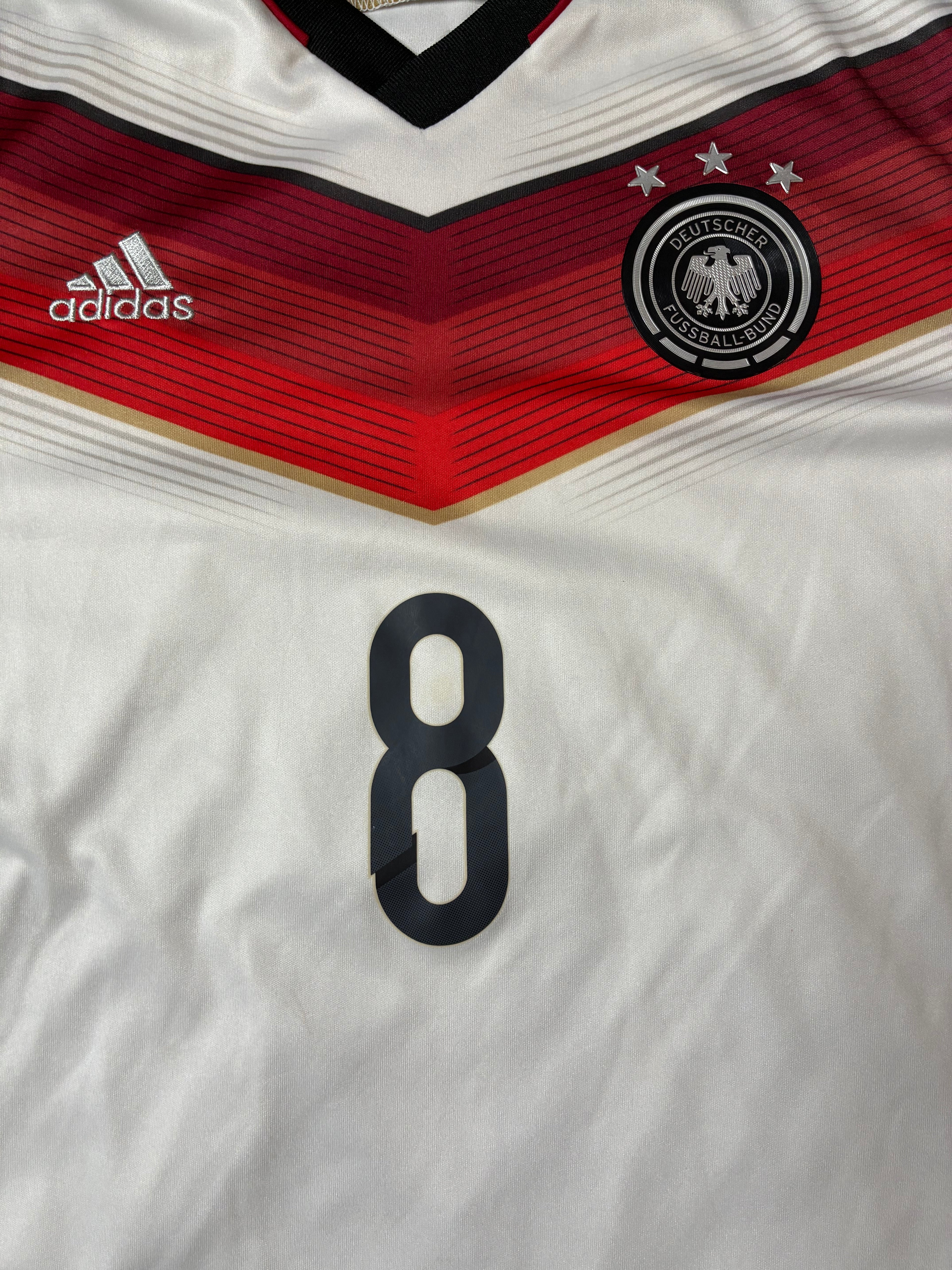 Adidas Ozil #8 Germany 2014 Home Size Youth Large