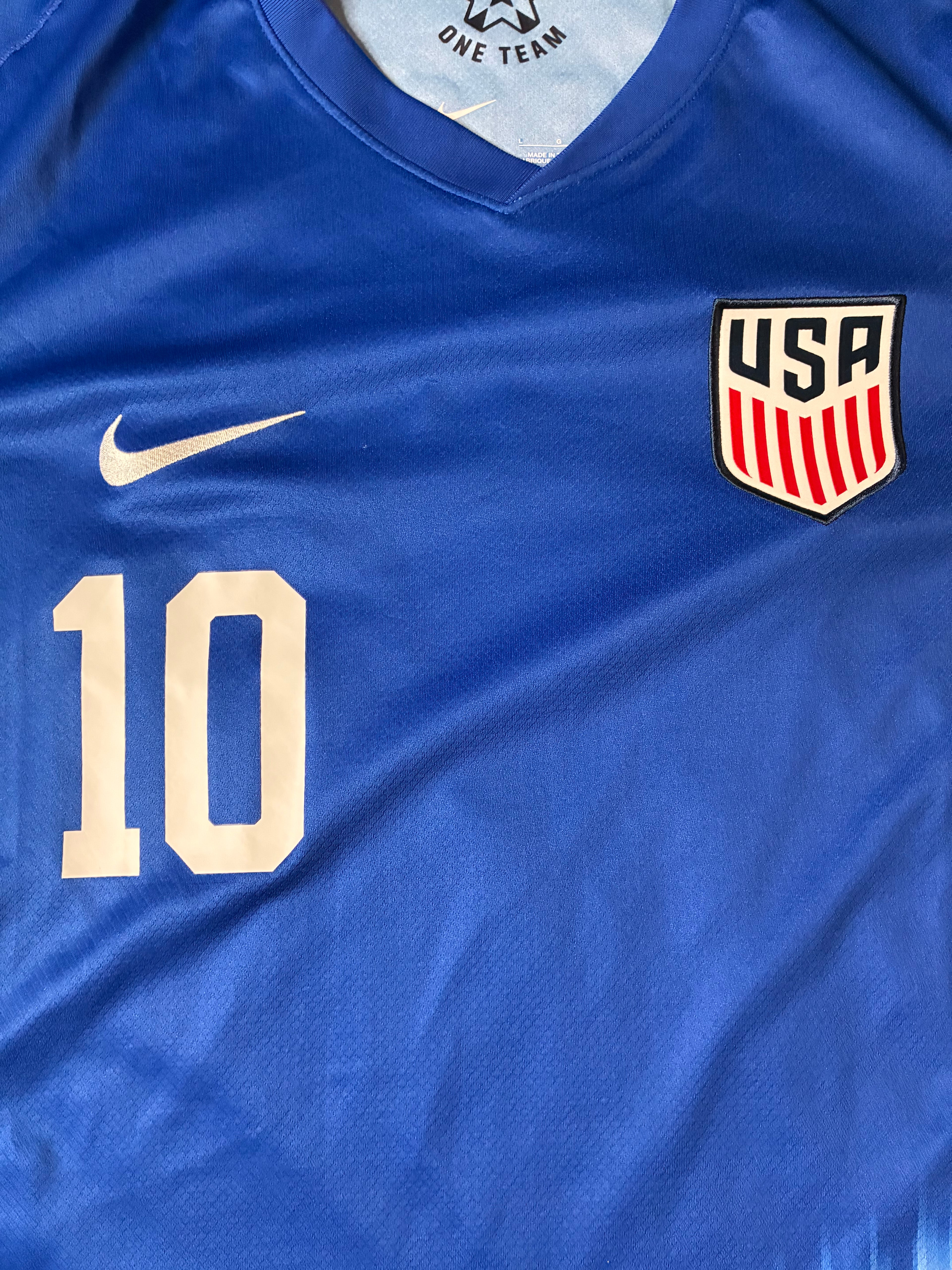 Nike Pulisic #10 USA 22/23 Away Size Large