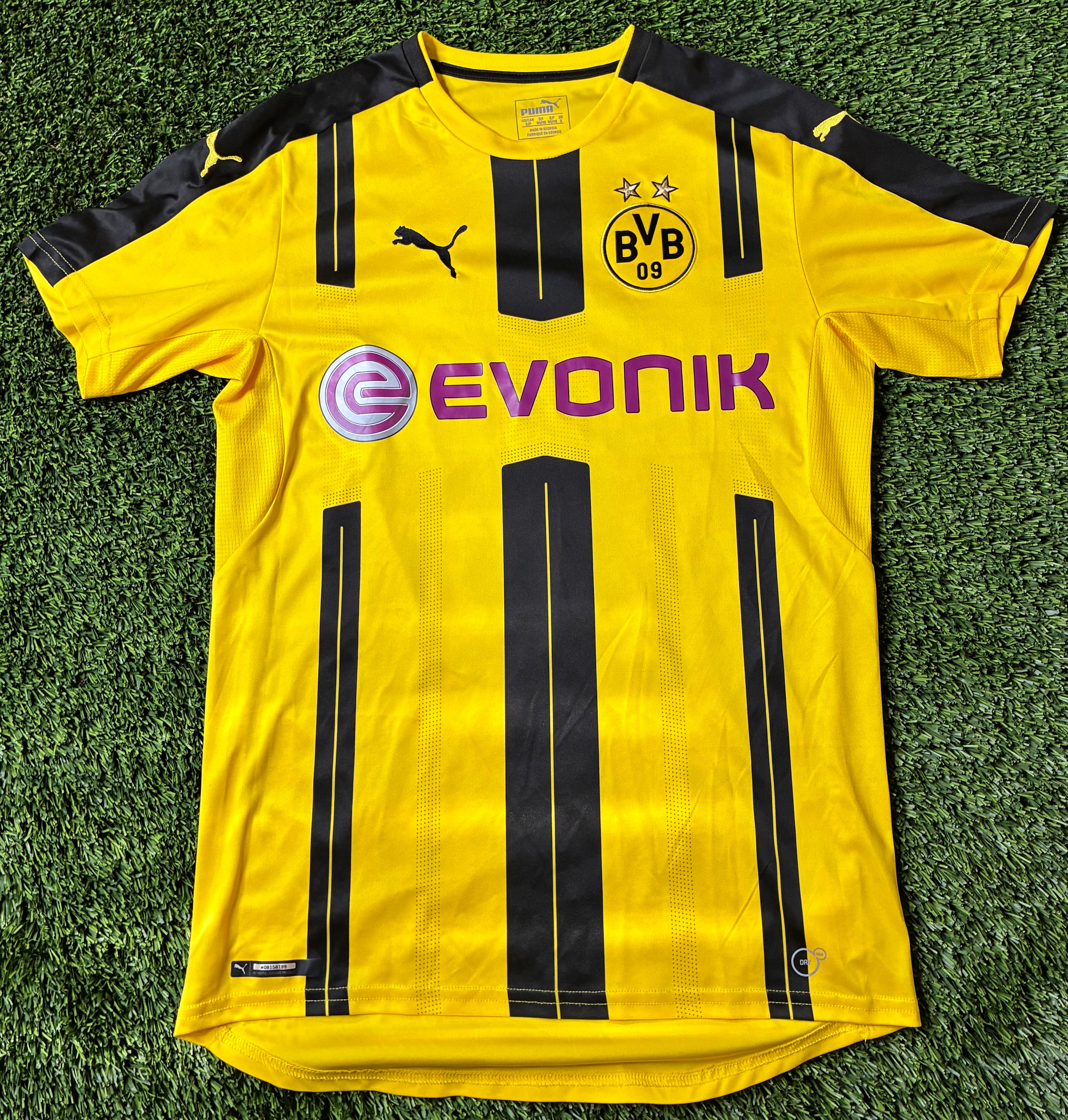 Puma Aubameyang #17 Borussia Dortmund 16/17 Home Size Small
