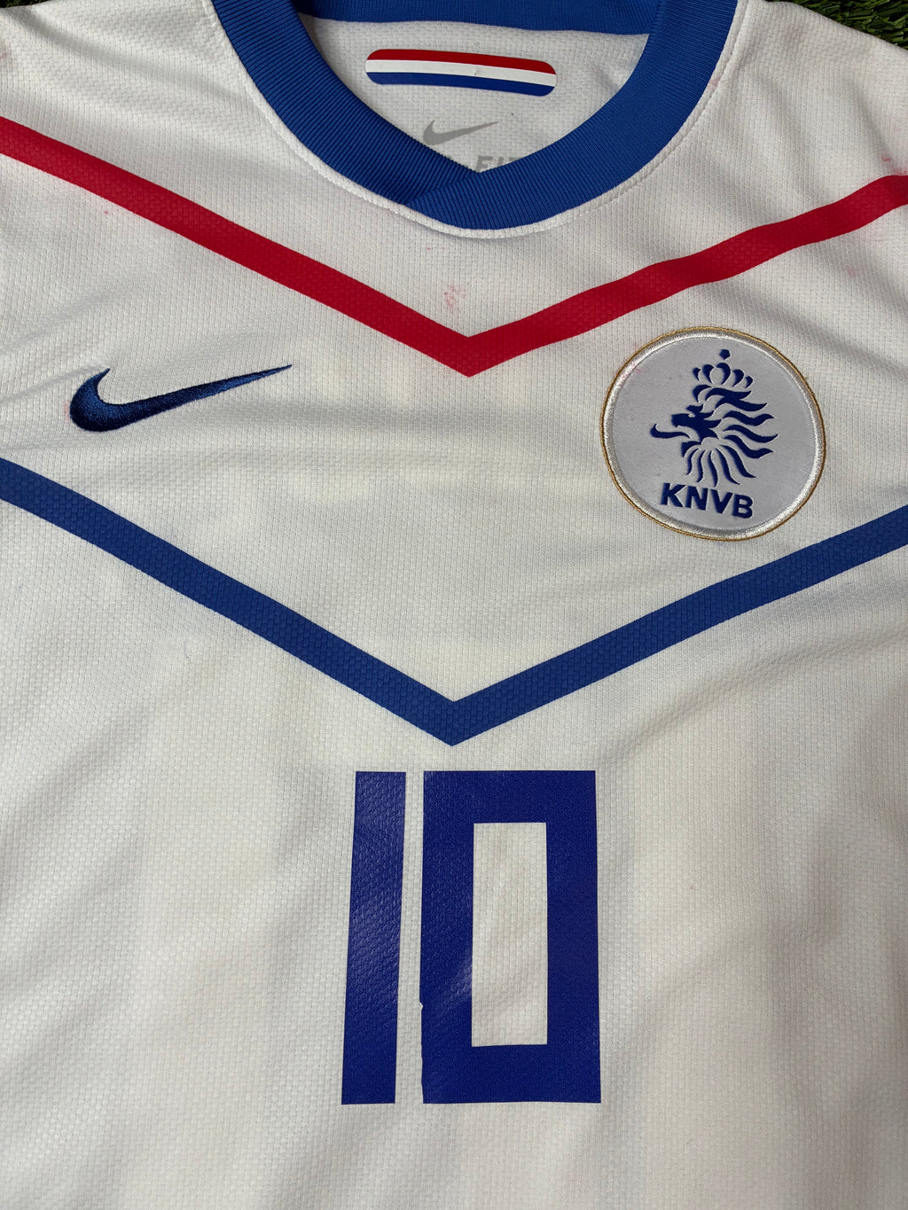 Nike Sneijder #10 Netherlands 2010 World Cup Away Jersey Size Men's Small