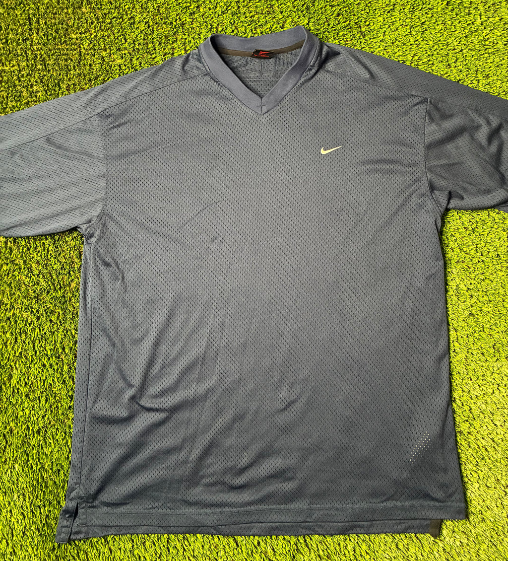 Vintage Navy Nike Mesh Custom Jersey Size L/XL