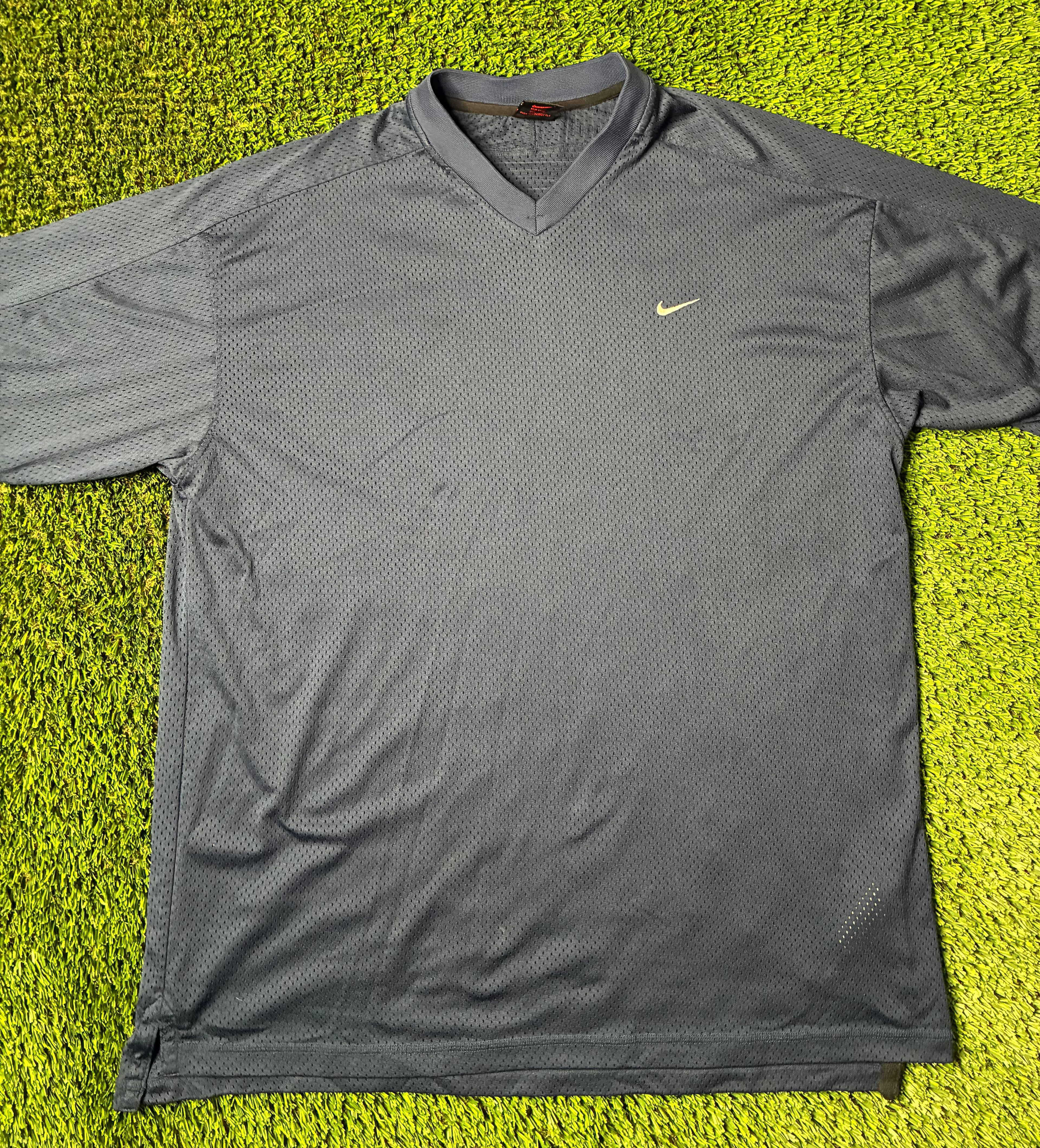 Vintage Navy Nike Mesh Custom Jersey Size L/XL