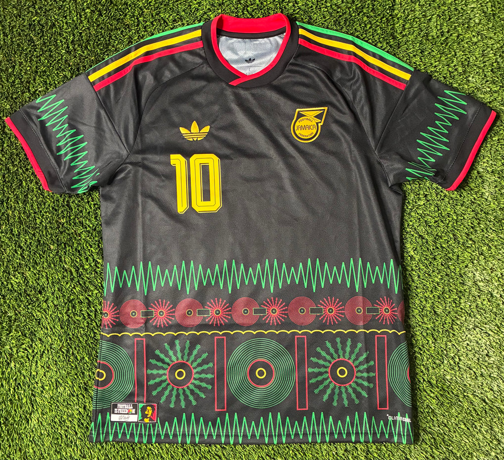 Adidas Bob Marley #10 Jamaica 26 Away Jersey