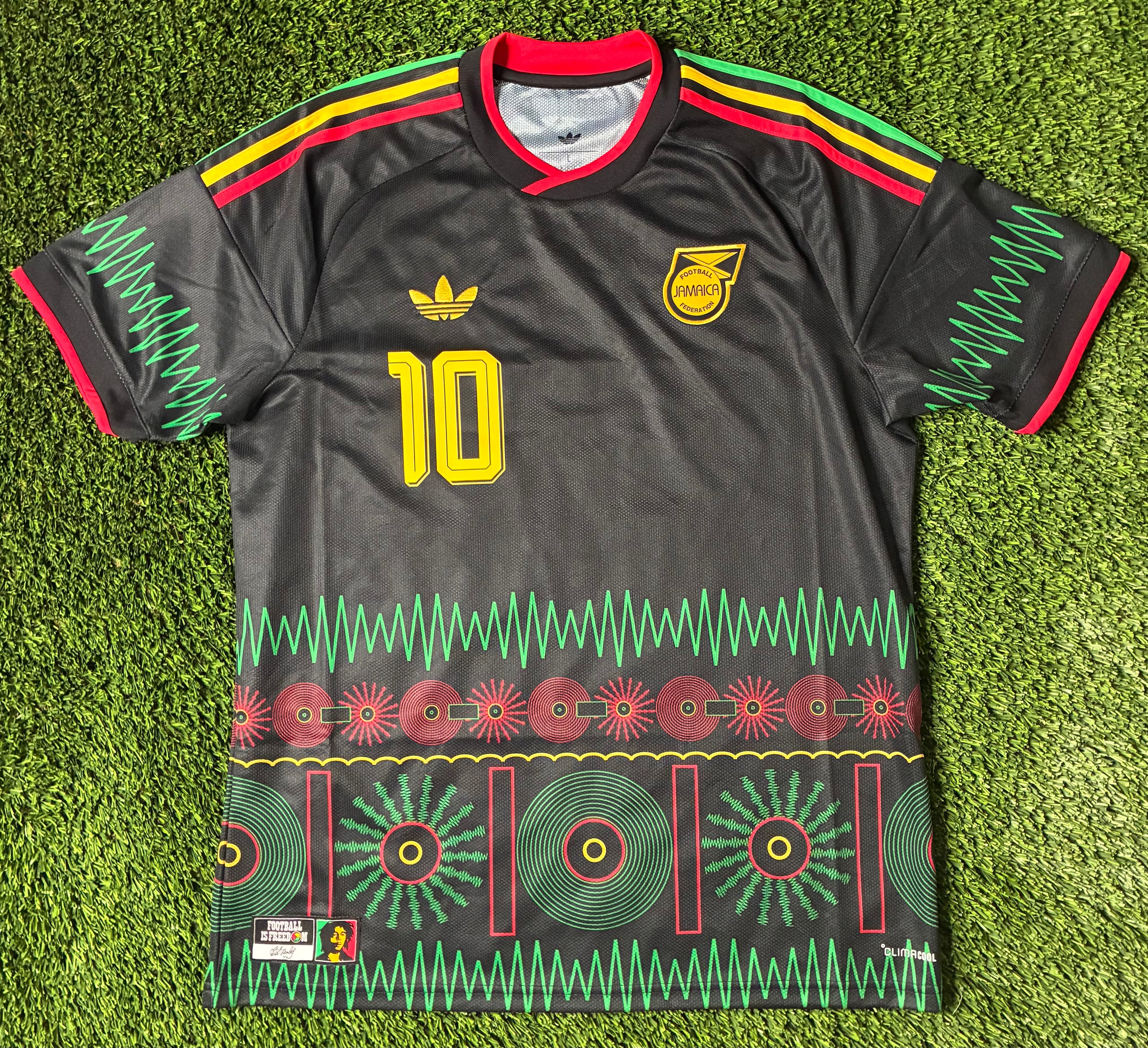 Adidas Bob Marley #10 Jamaica 26 Away Jersey