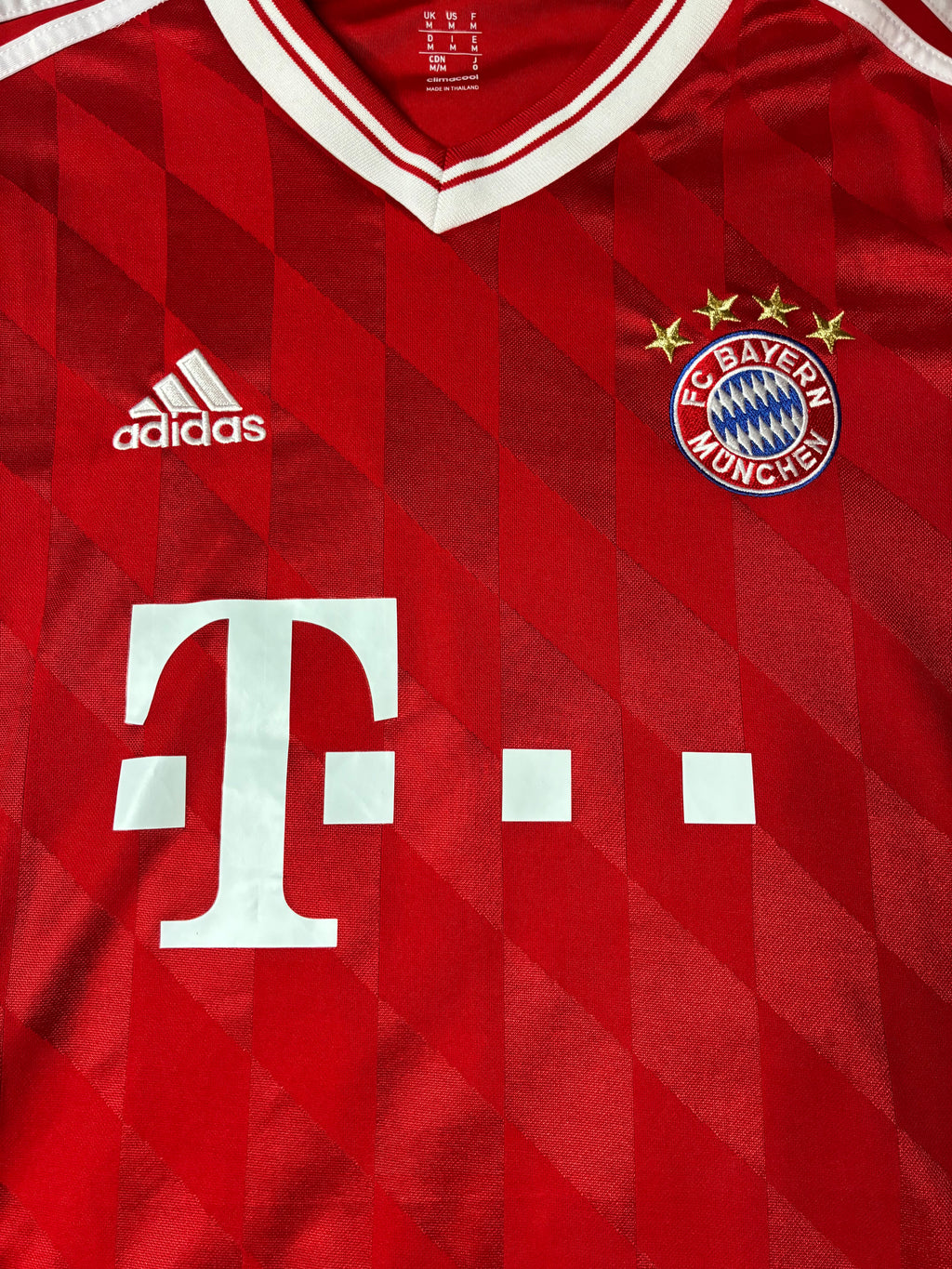 Adidas Gotze #19 Bayern Munich 13/14 Home Jersey Size Men’s Medium