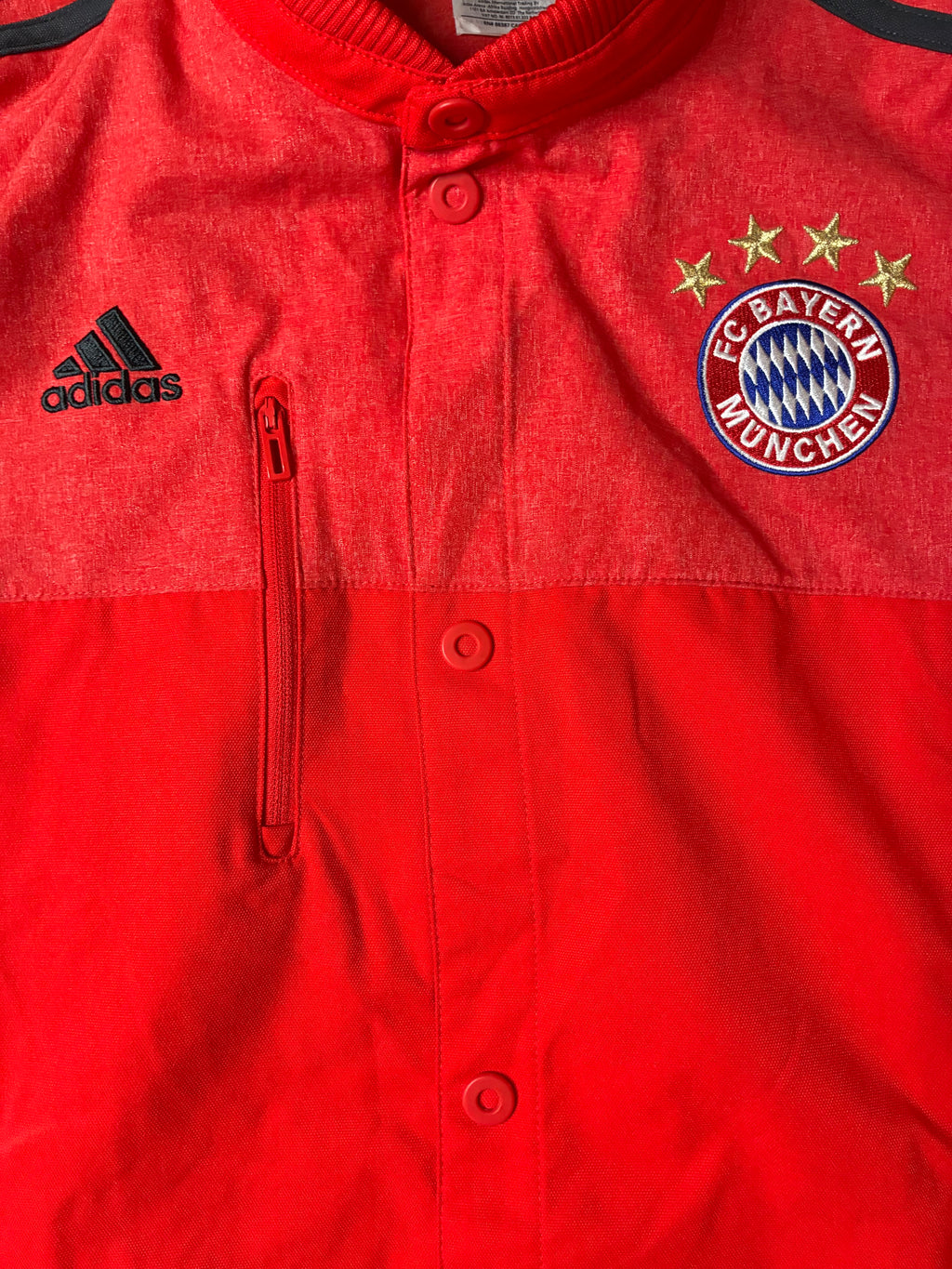Adidas Bayern Munich 14/15 Anthem Jacket Size Small