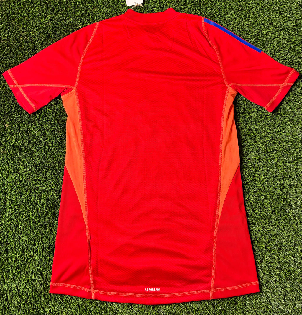 Red Adidas Custom Jersey Size Men's Large