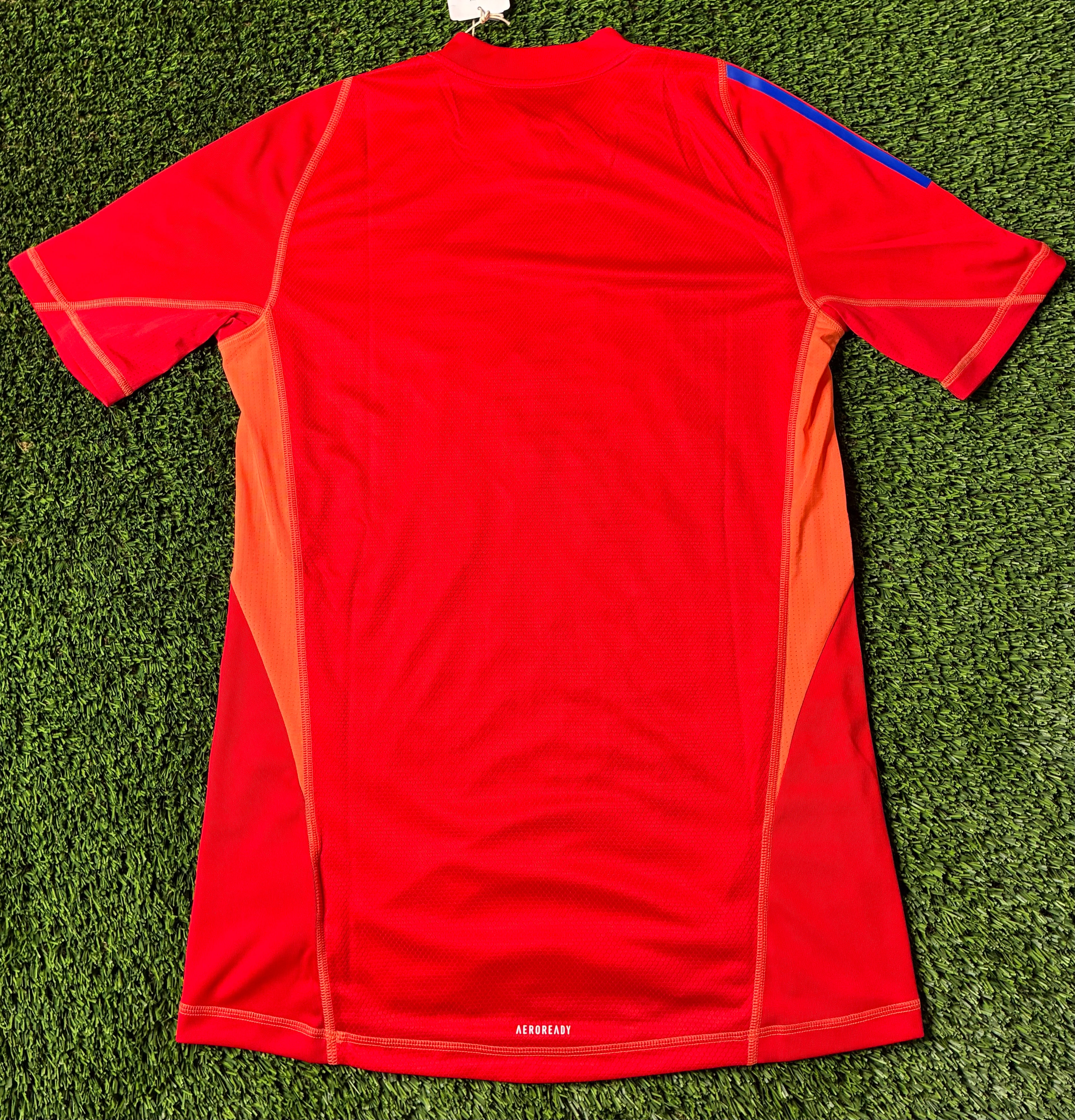 Red Adidas Custom Jersey Size Men's Large