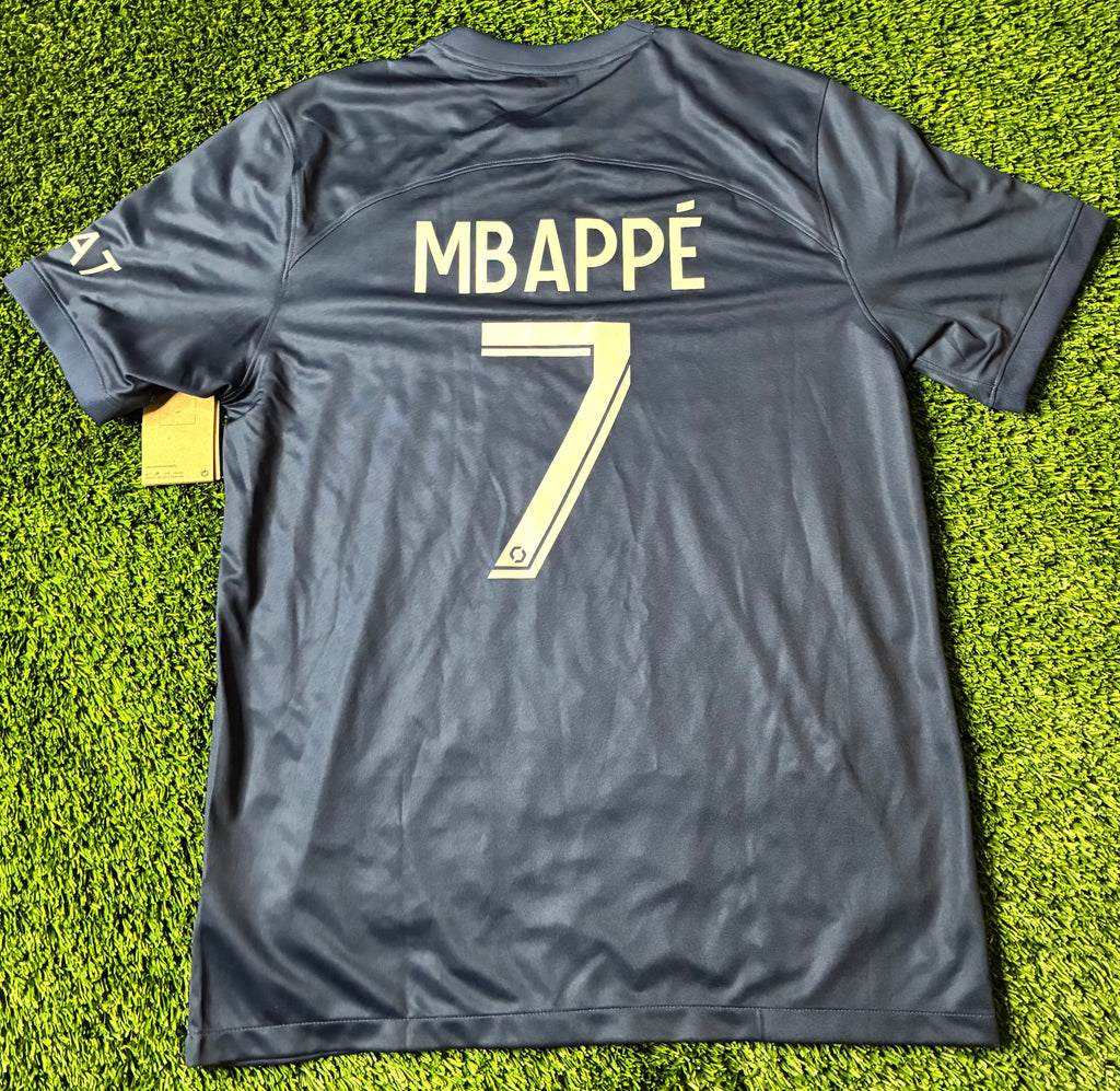 Nike Mbappe #7 PSG 22/23 Home Size Large