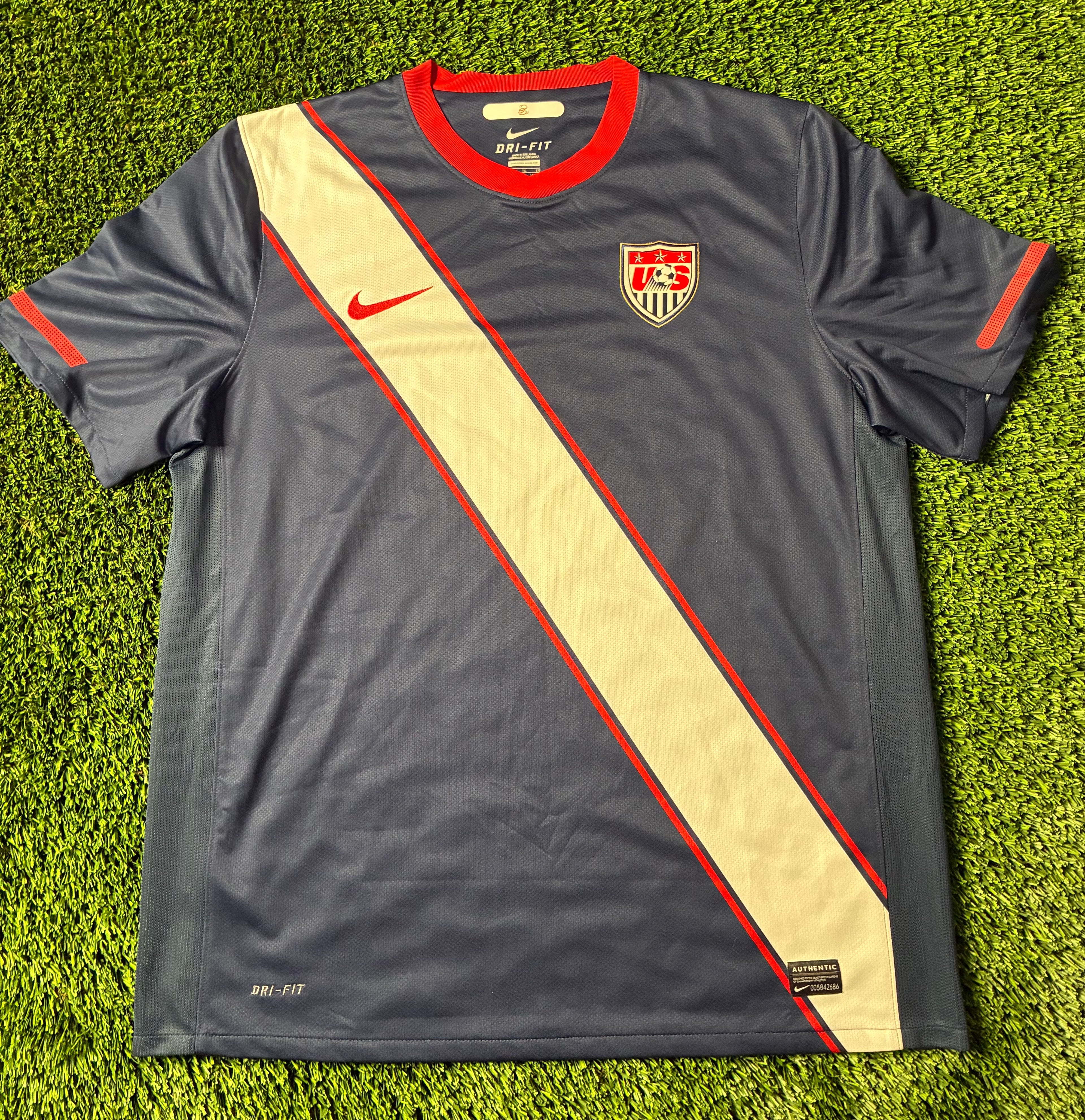 Nike USA 2010 World Cup Away Jersey Size Men's XL