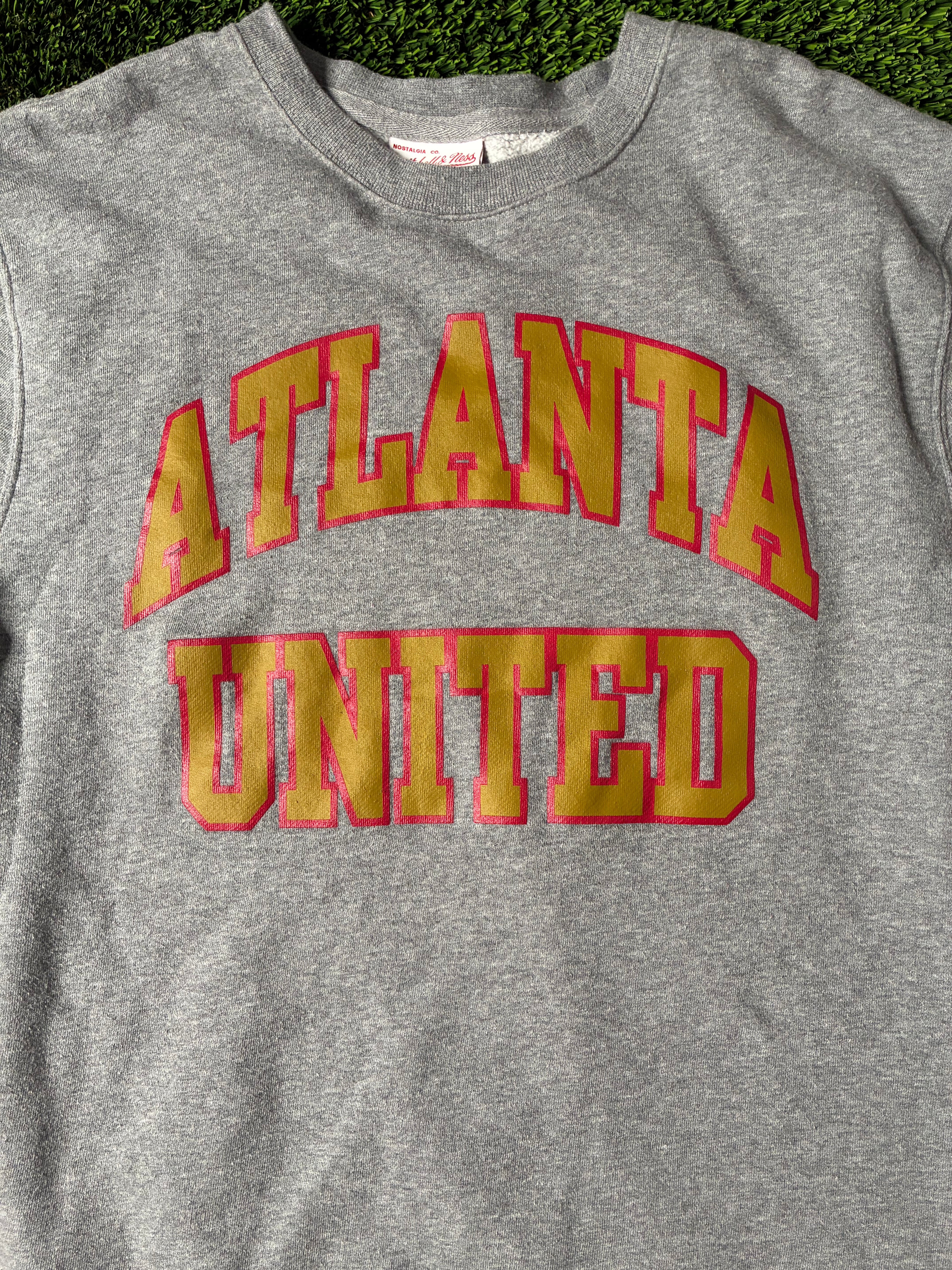 Mitchell & Ness Atlanta United Pullover Sweater Size Men's XL